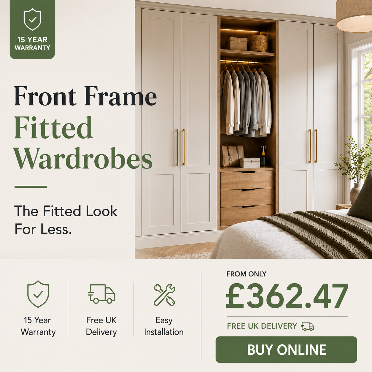Online Bedrooms Facebook ad