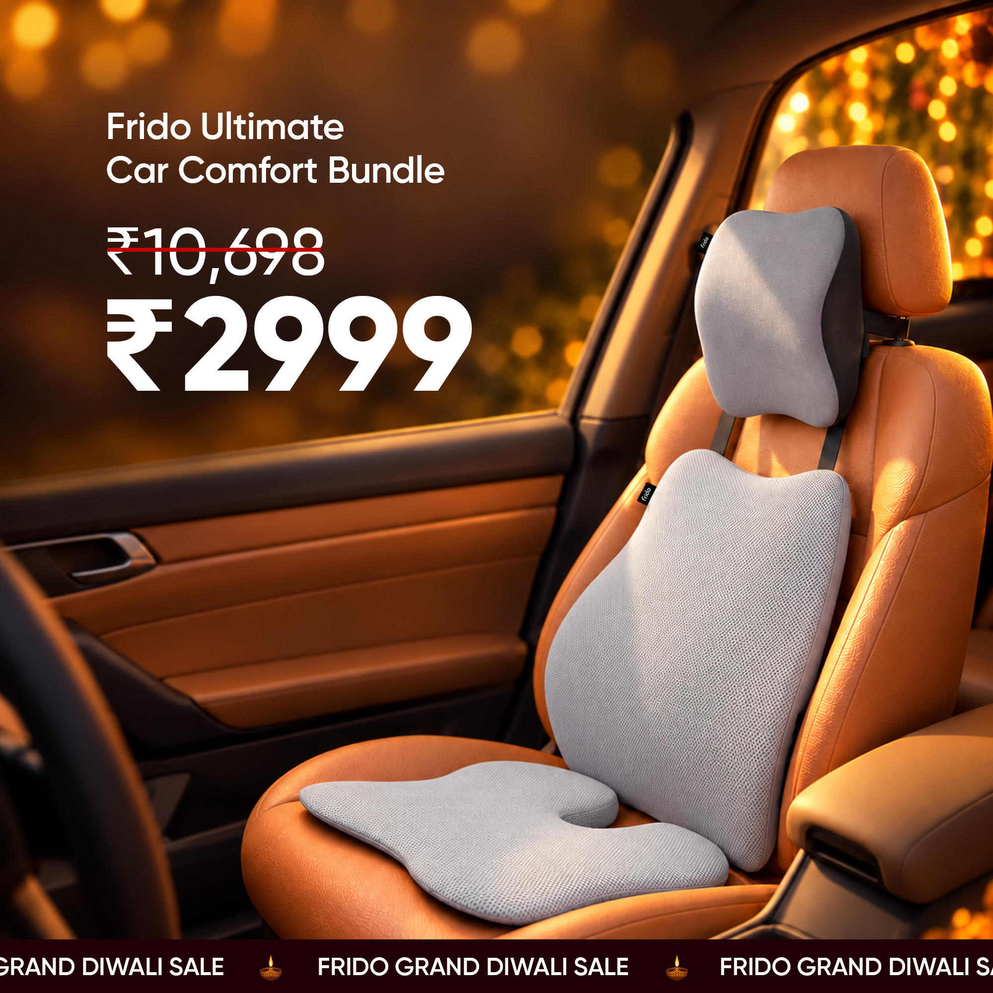 Frido Facebook ad: Drive Comfortably For Just ₹2,999. Add To Cart Before The…