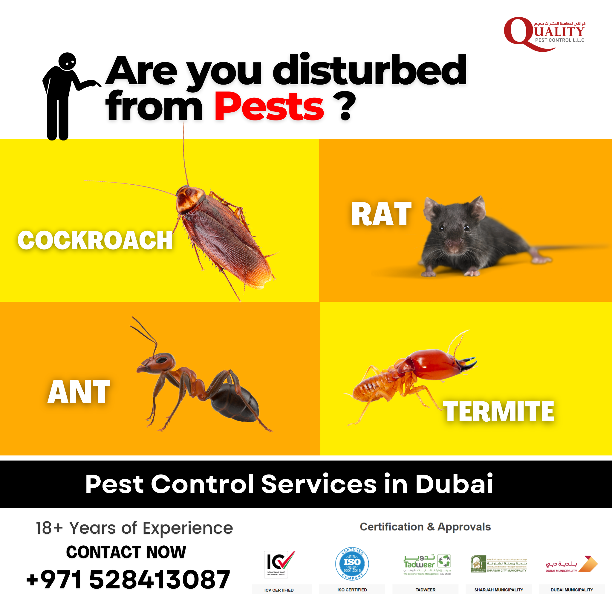 Quality Pest Control-UAE Facebook ad