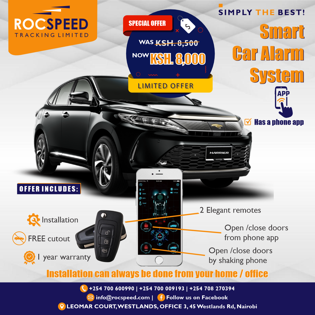 Rocspeed Tracking Limited Facebook ad