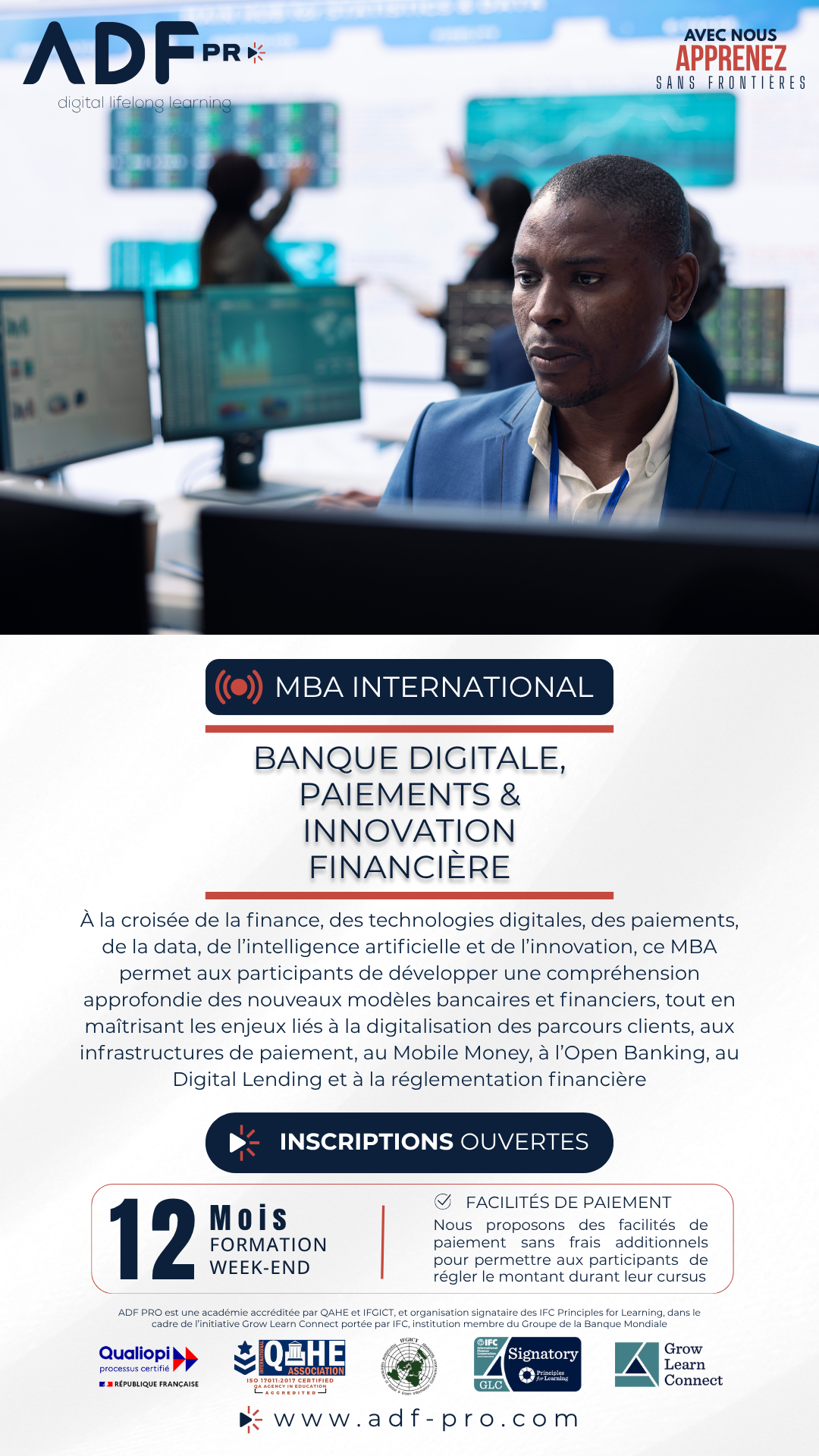 ADF PRO - Académie Digitale de la Formation Professionnelle Facebook ad