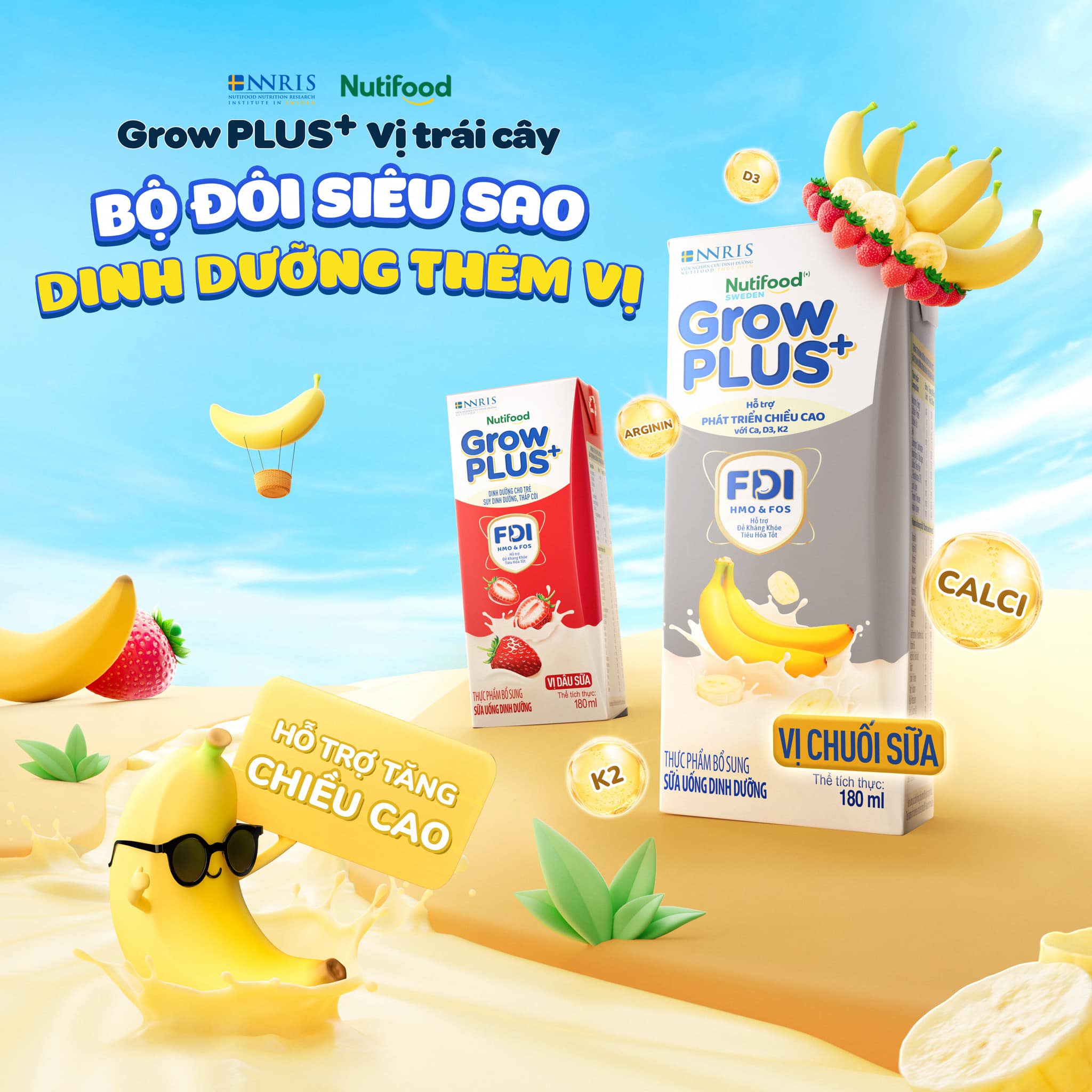 GrowPLUS+ NutiFood Facebook ad: BỘ ĐÔI SIÊU SAO SỮA CÔNG THỨC DINH…