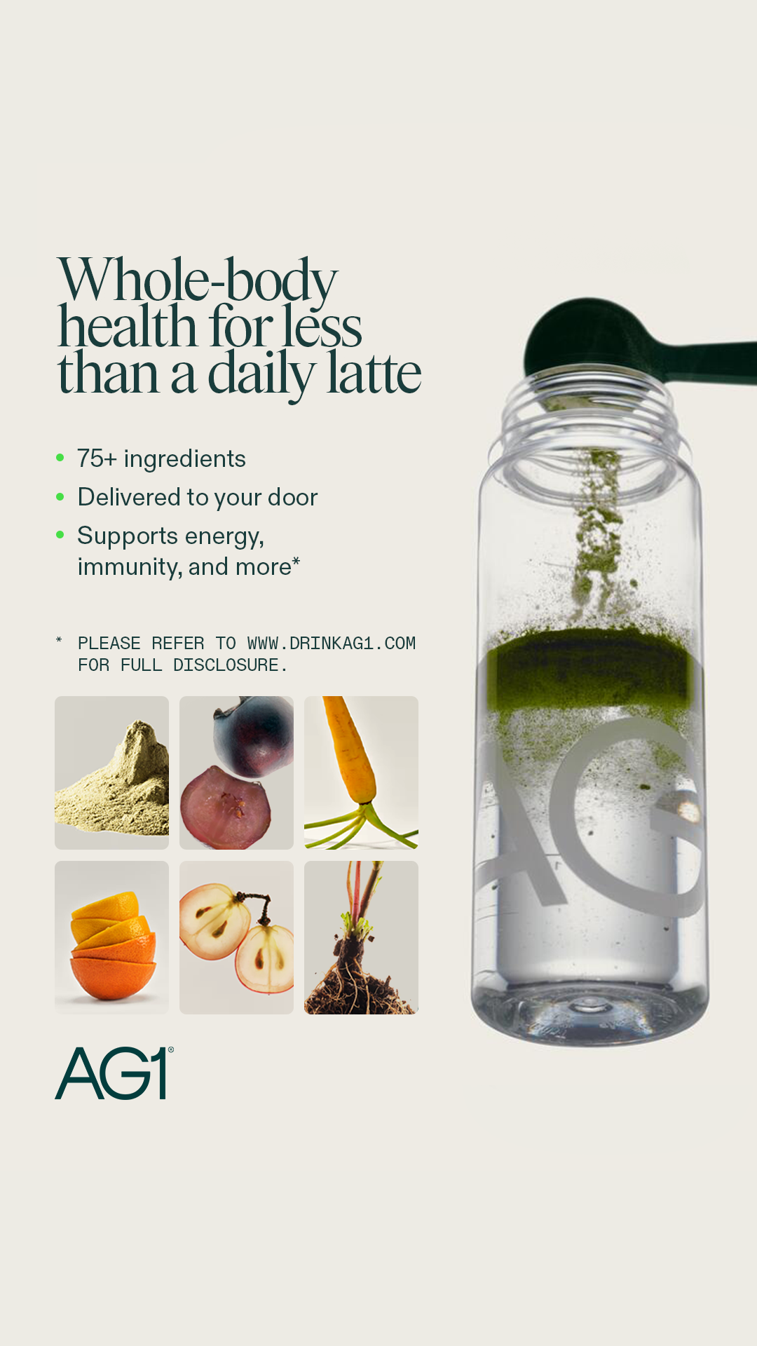 AG1 by Athletic Greens Facebook ad