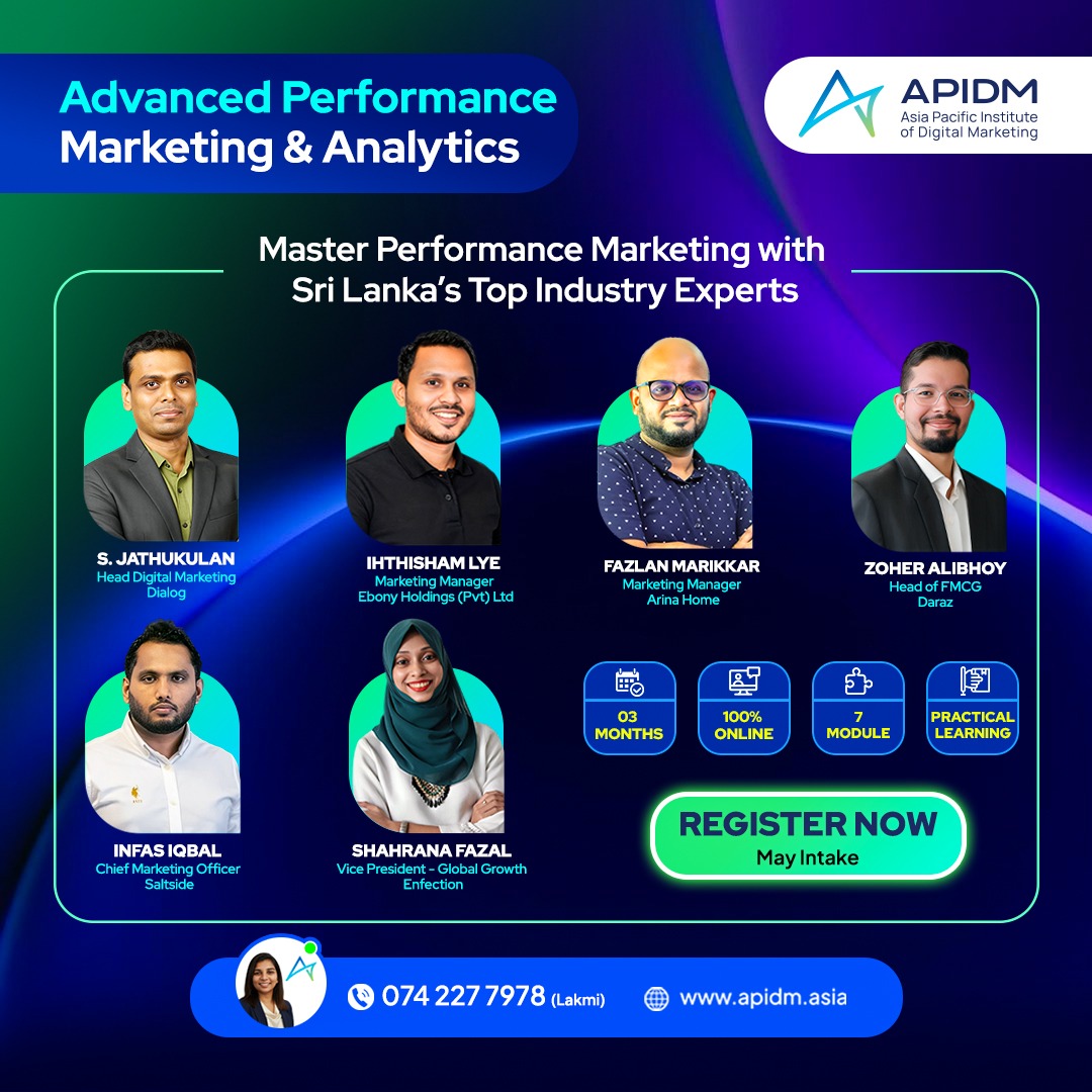 Asia Pacific Institute of Digital Marketing - APIDM Facebook ad