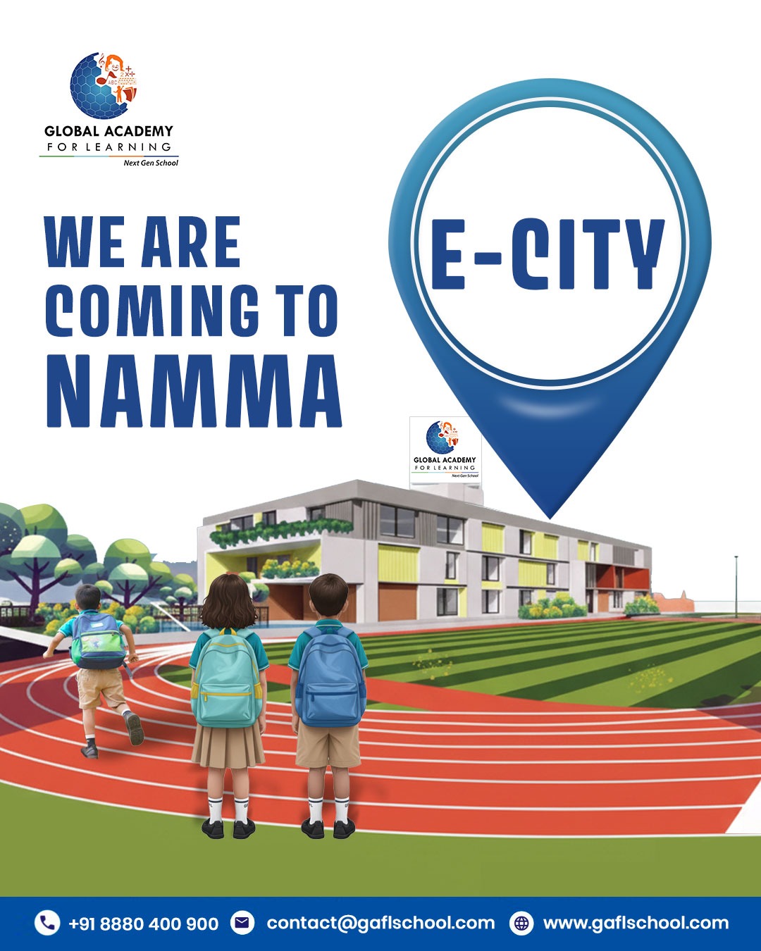 Global Academy For Learning, Affiliated to CBSE, New Delhi Facebook ad: Join Our Growing GAFL Family