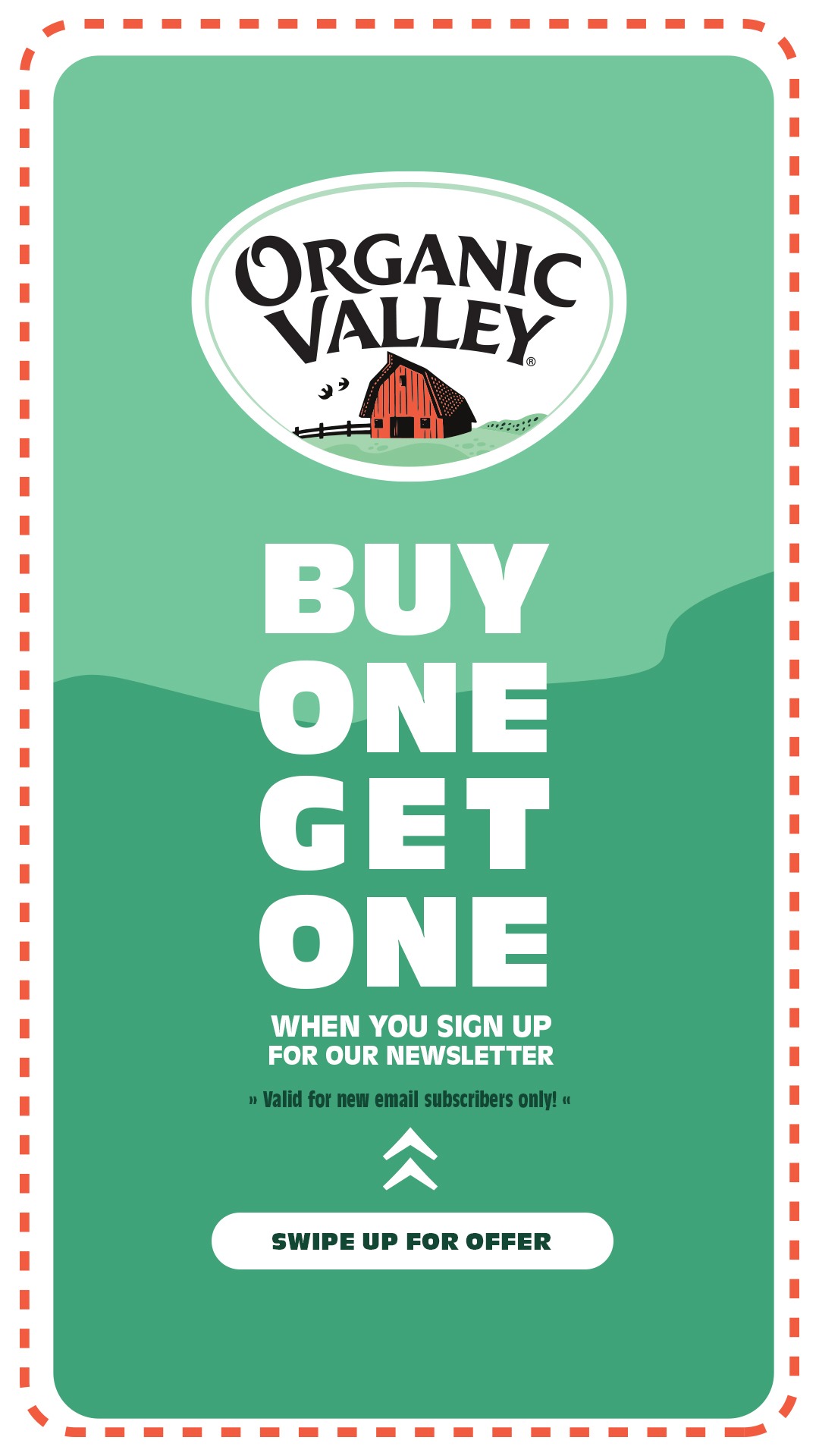 Organic Valley Facebook ad