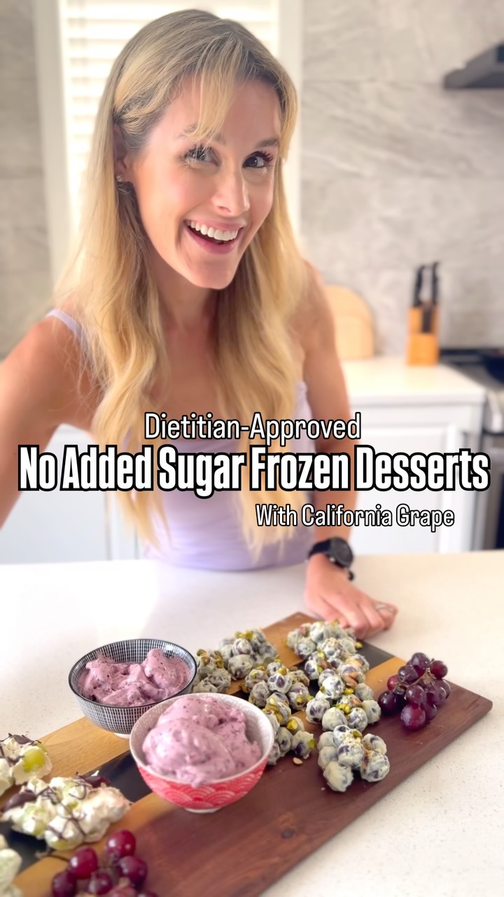 Osinga Nutrition Consulting - Registered Dietitian Facebook ad: Save For: Dietitian-Approved Frozen California Grape…