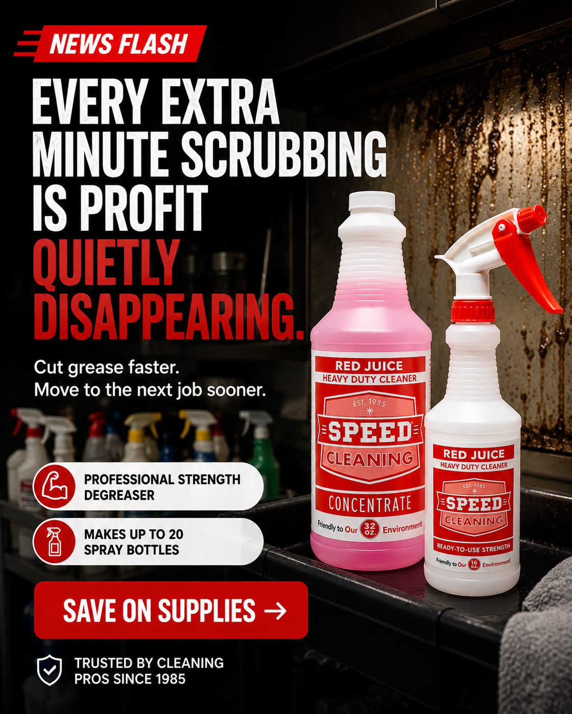 Speed Cleaning Facebook ad