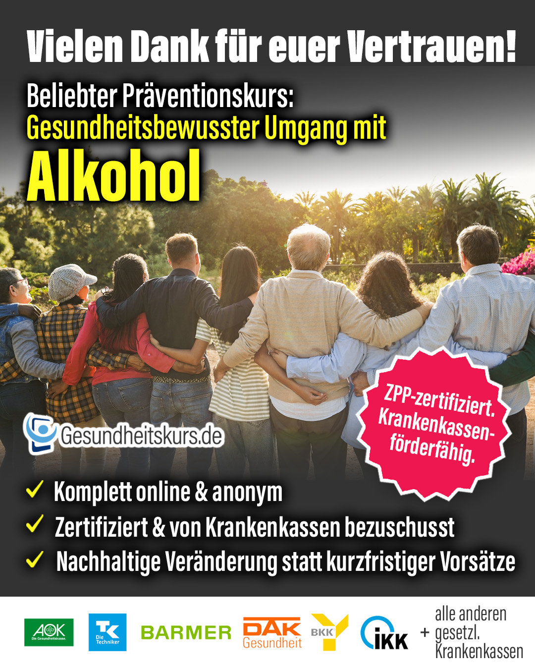 Gesundheitskurs.de Facebook ad