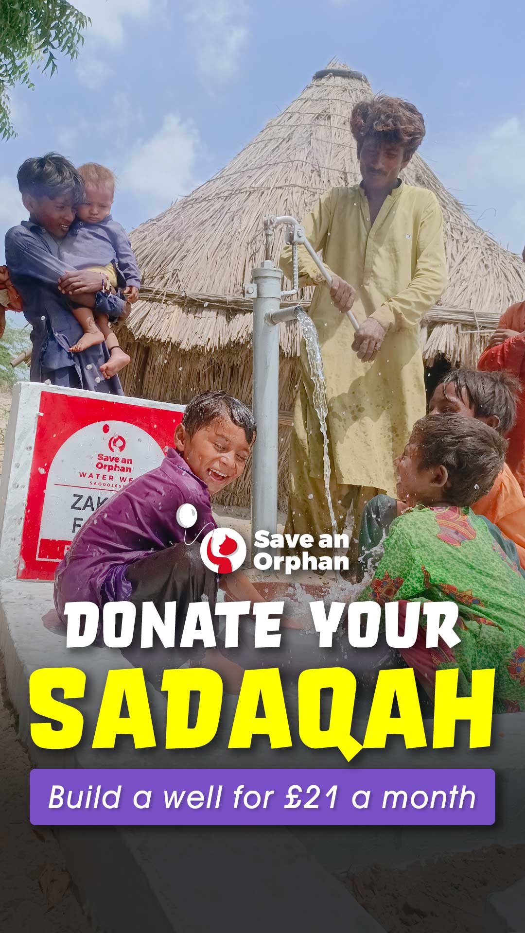 Save An Orphan Facebook ad