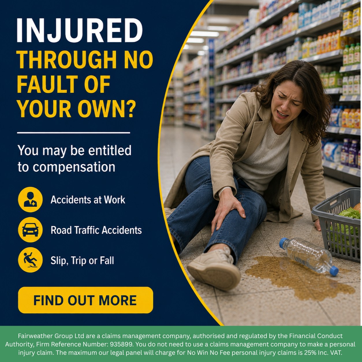 Claims Compensation Guide Facebook ad: Personal Injury Claim Assessment