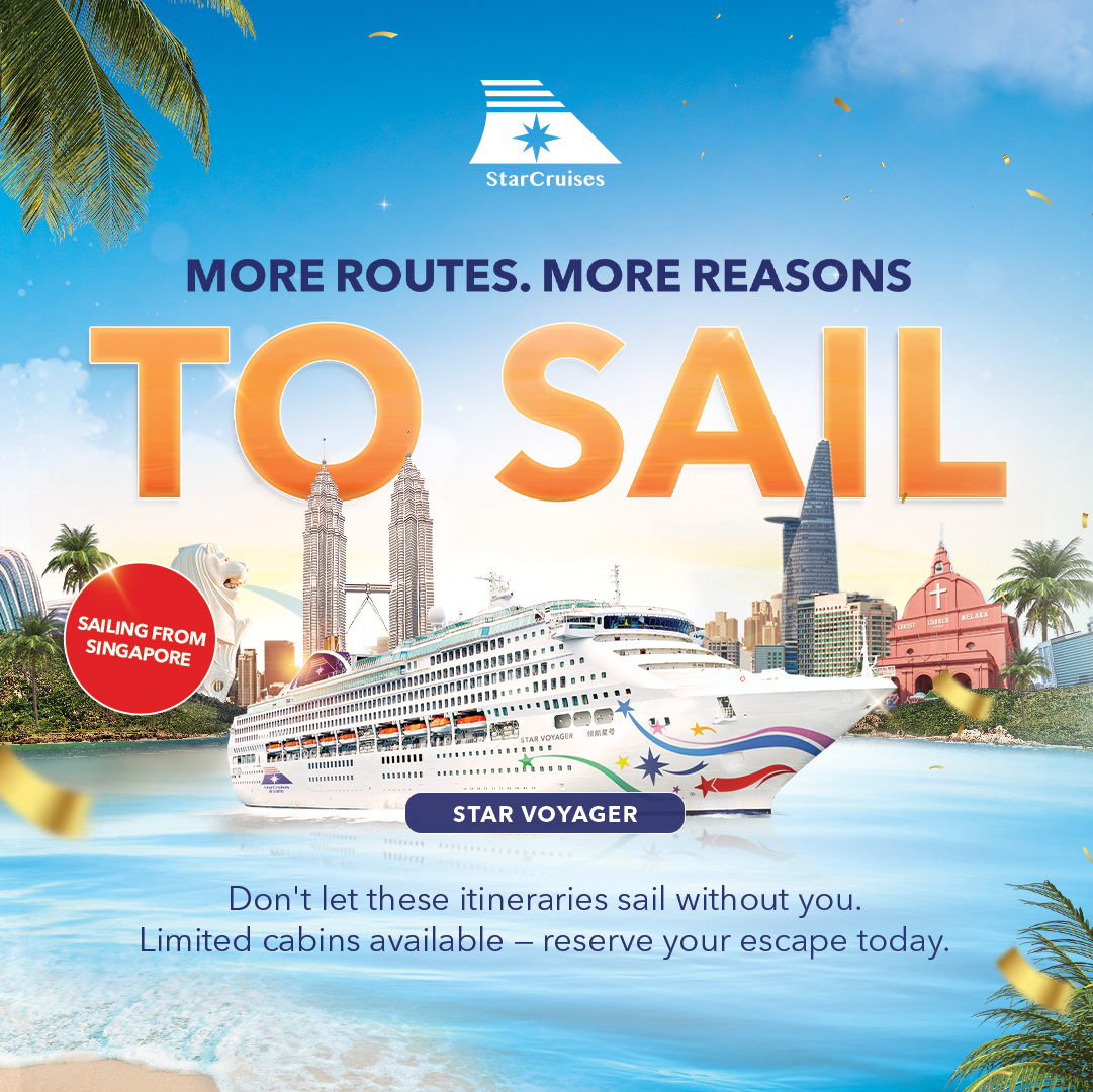 Dream Cruises Facebook ad: Short escape, big experience.