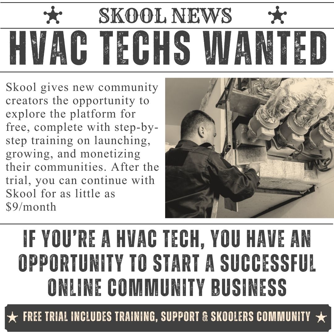 Skool Facebook ad