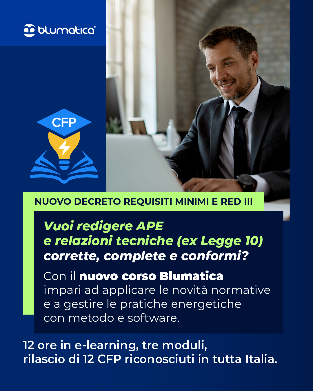 Blumatica Software Edilizia e Sicurezza Facebook ad from Jul 16, 2026