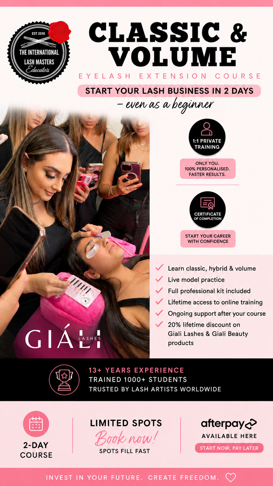 Giáli Lashes Facebook ad