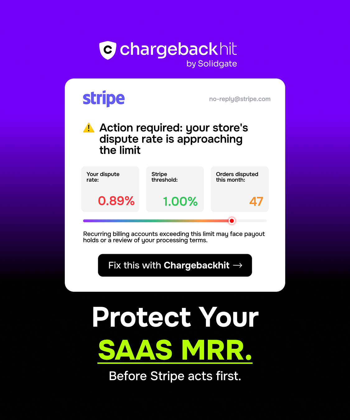 Chargebackhit Facebook ad