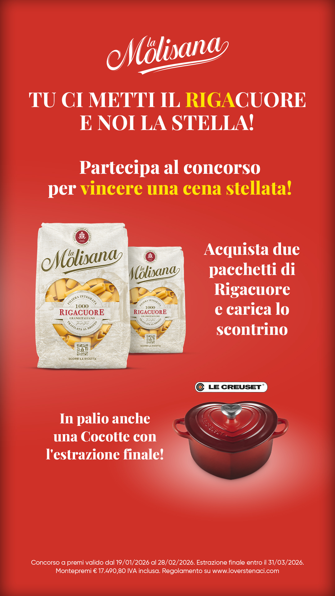 Pasta La Molisana Facebook ad from Jan 22, 2026