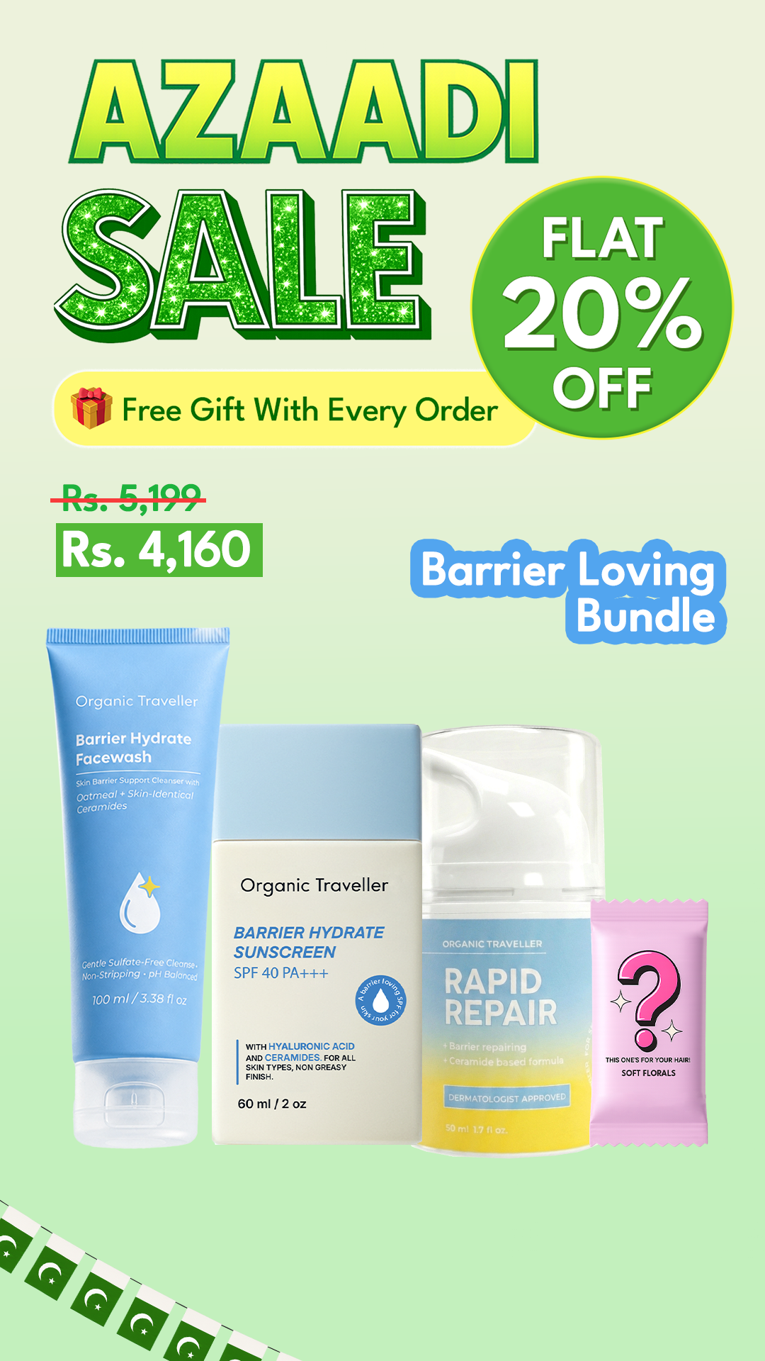 Organic Traveller - Skincare Facebook ad