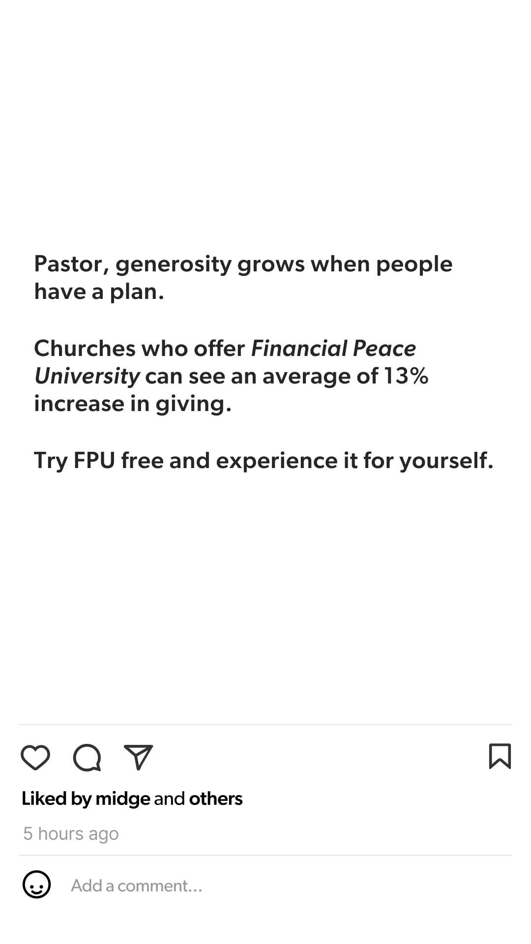 Dave Ramsey Facebook ad