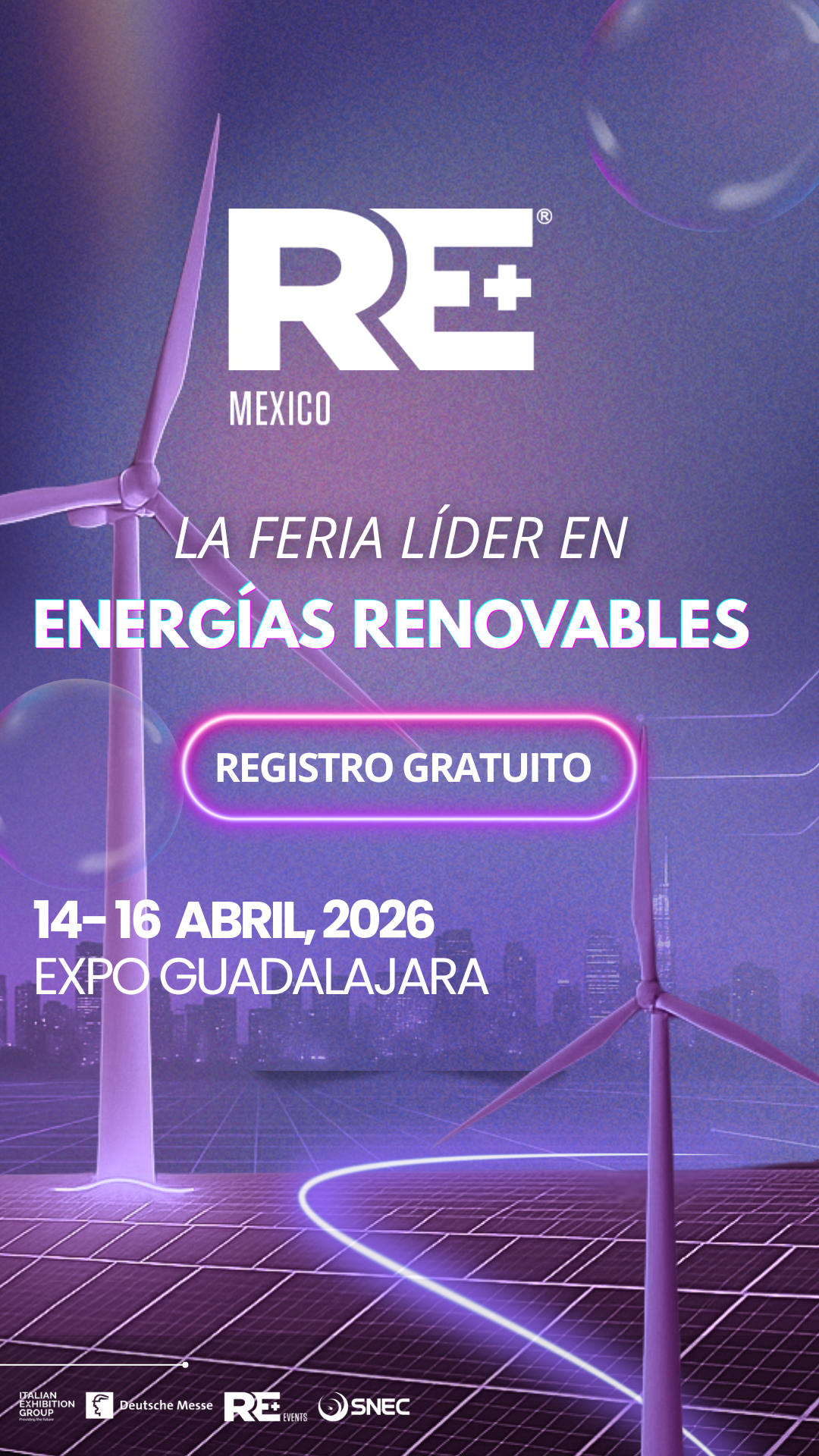 RE+ Mexico Facebook ad: RE+ Mexico | Registro
