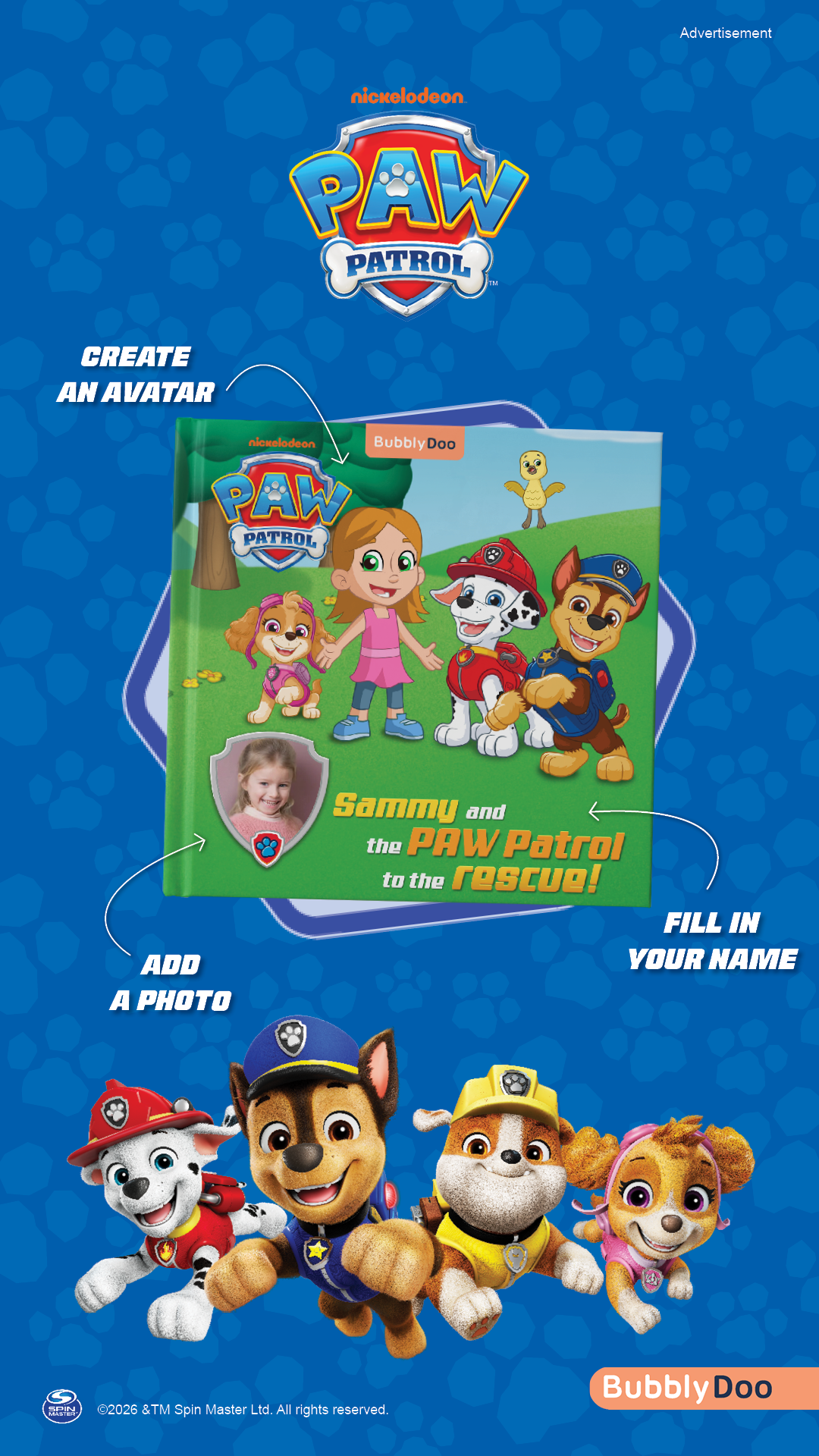BubblyDoo Books Facebook ad
