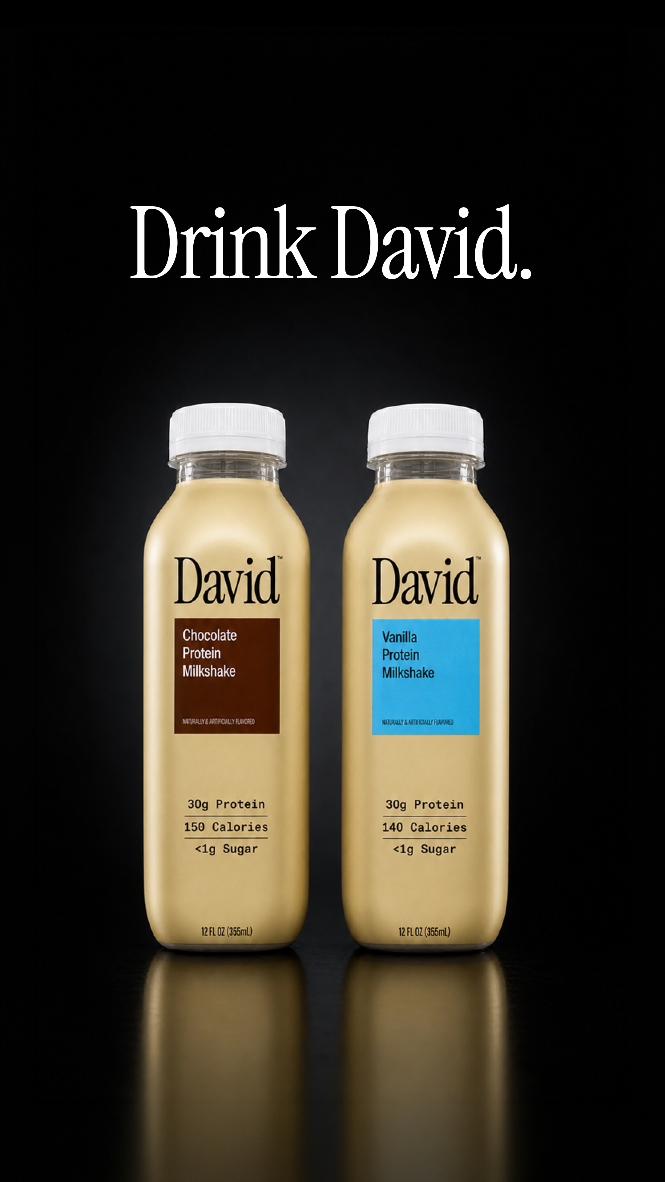David Protein Facebook ad