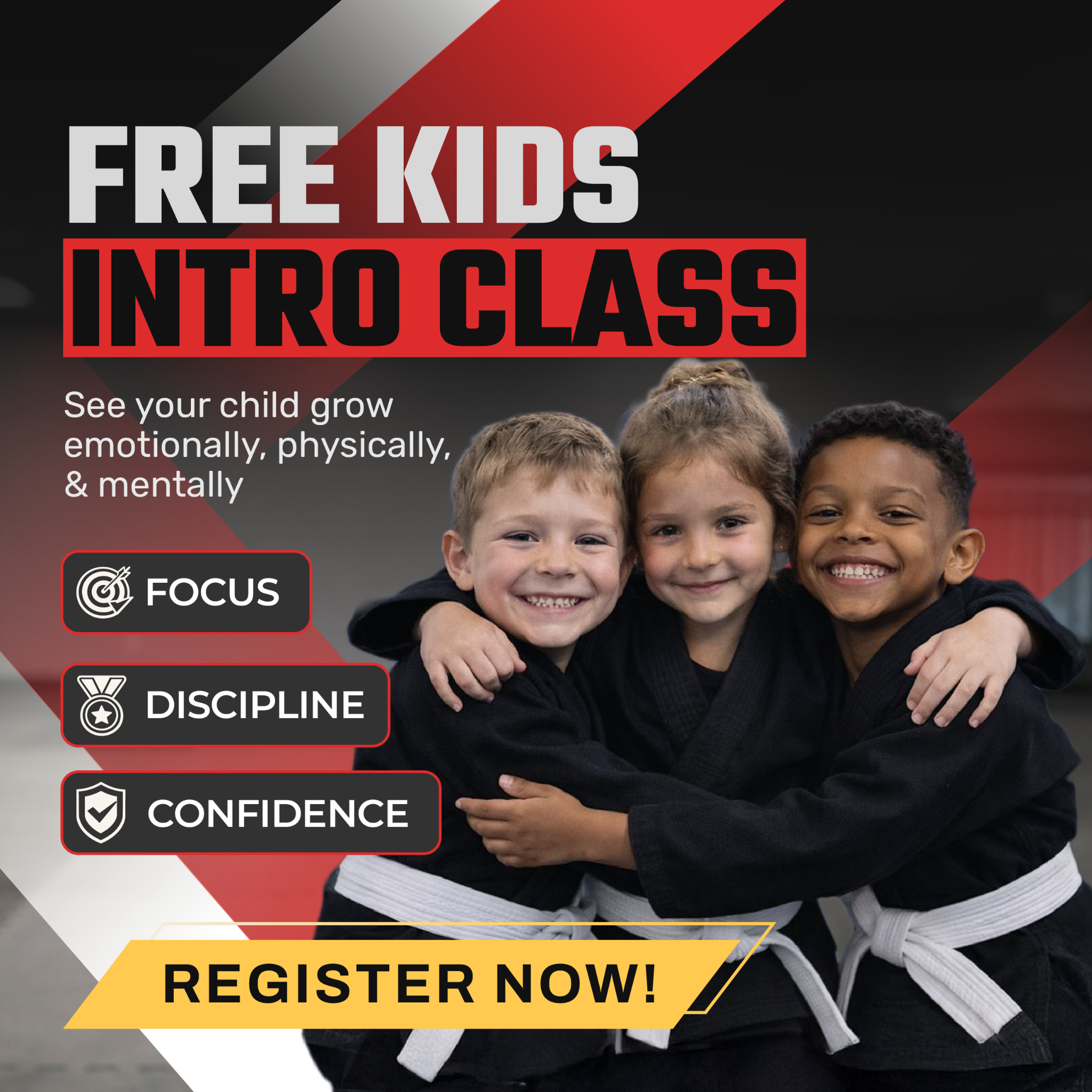 Hotshot Athletic Martial Arts Facebook ad