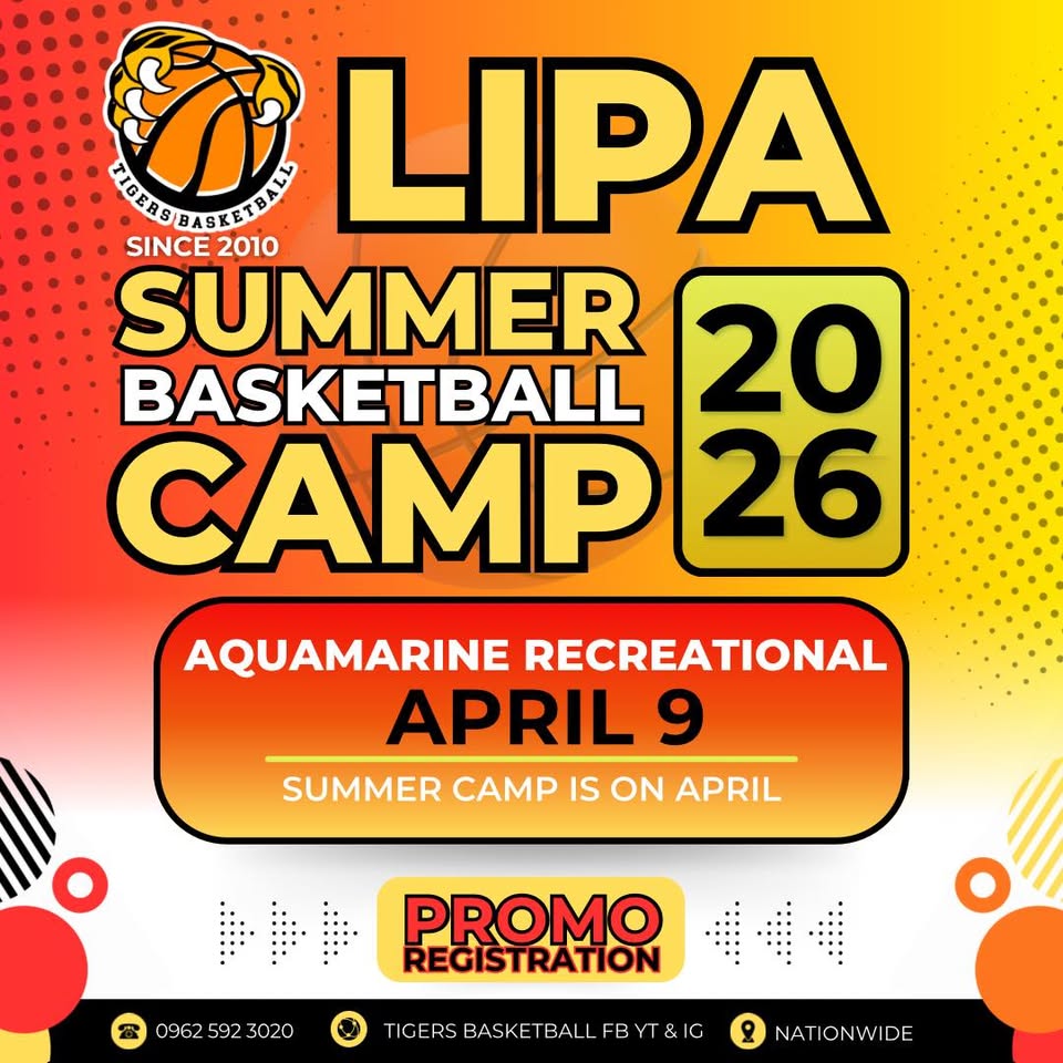 Tigers Basketball Facebook ad: Sali na sa Tigers Basketball Camp Lipa City