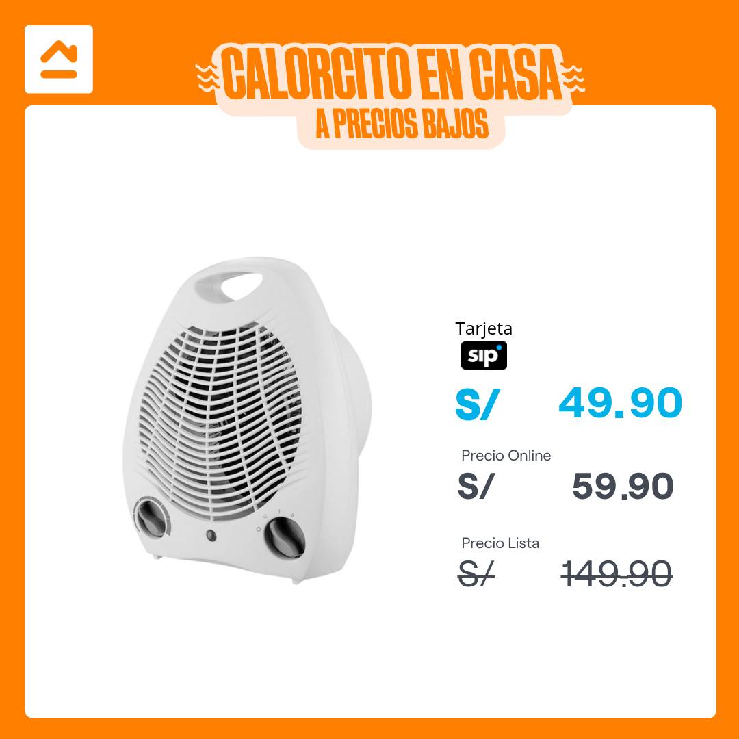Promart Homecenter Facebook ad: Prepárate para el frío con estos productos y…