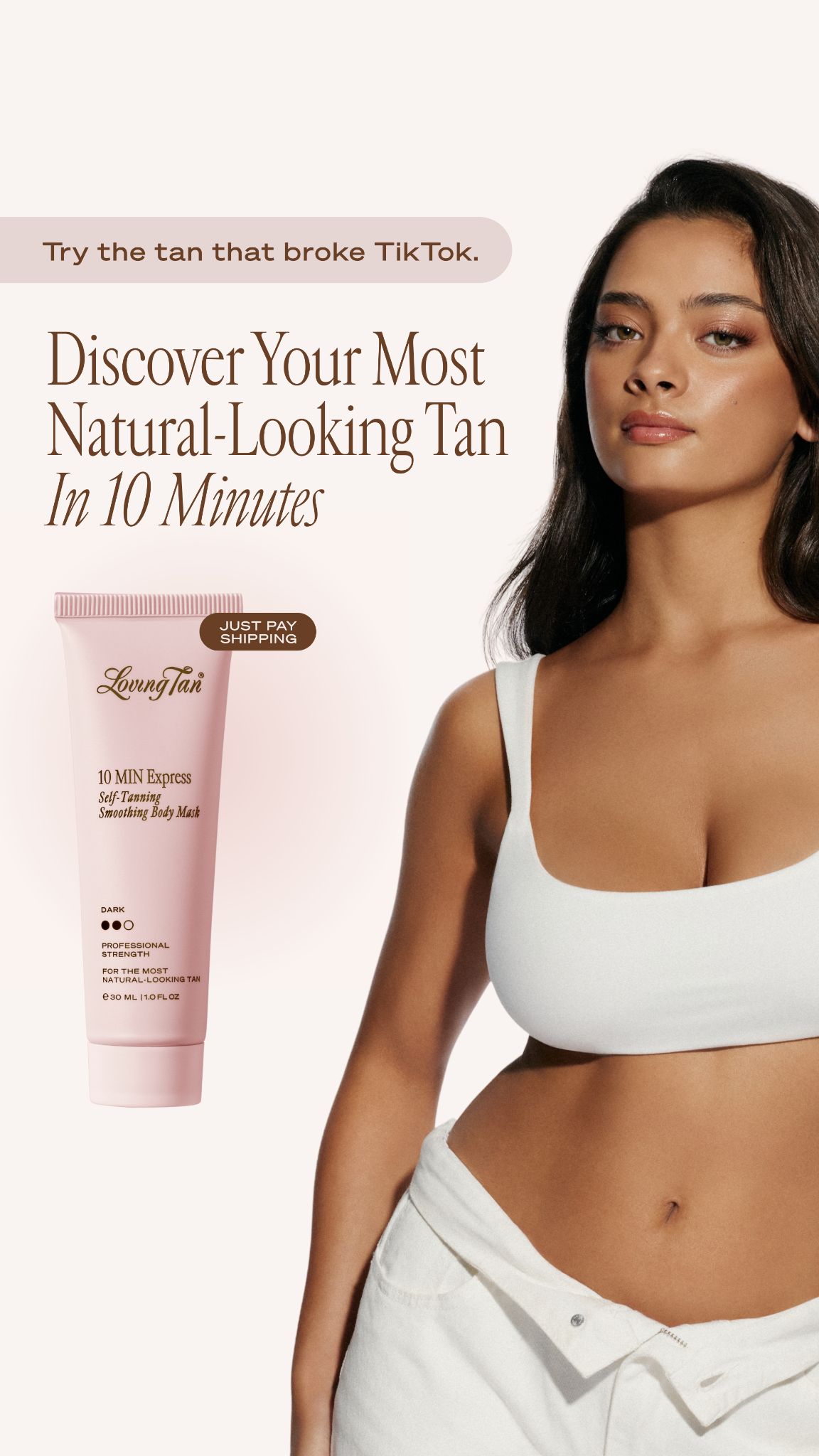 Loving Tan Facebook ad