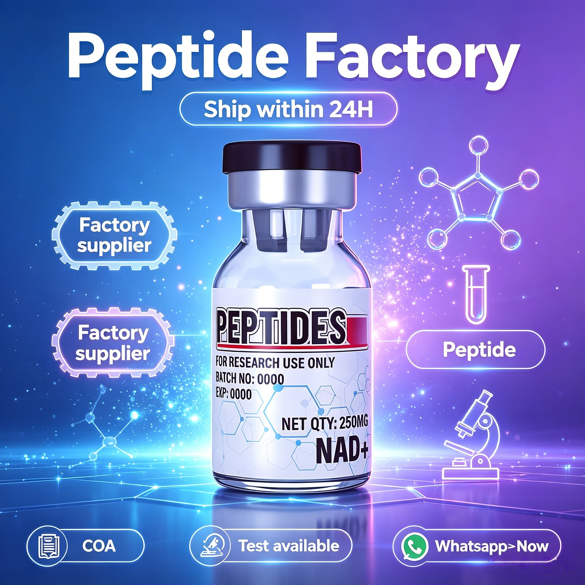 Reliable Peptide Supplier Facebook ad: Your Comprehensive Peptide Factory | Trusted CN Supplier