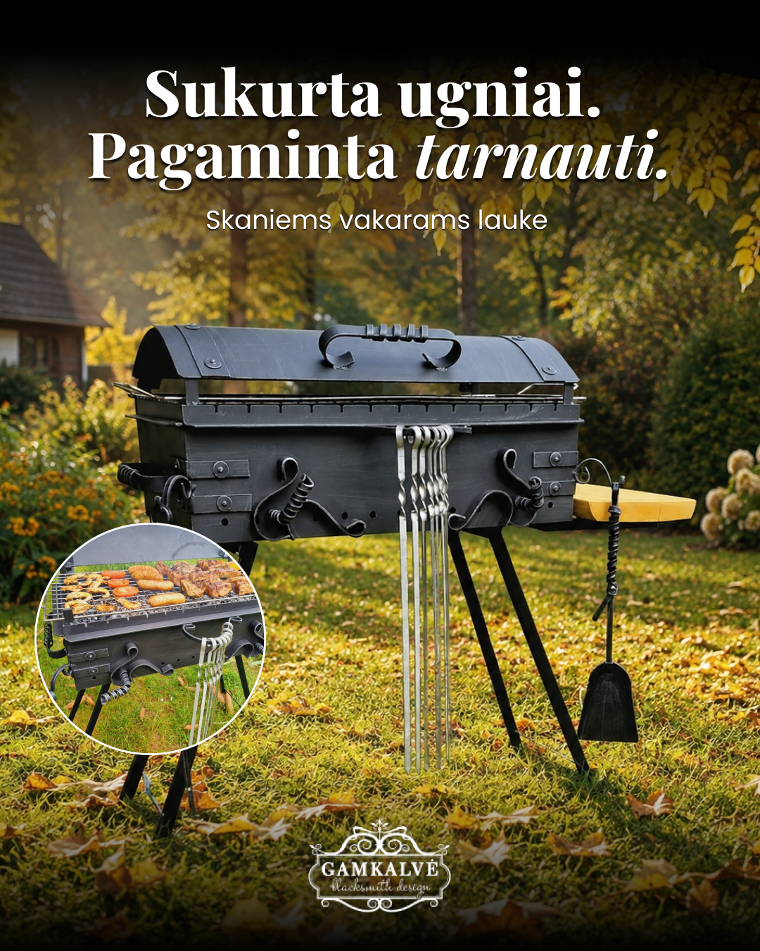 Gamkalvė Facebook ad