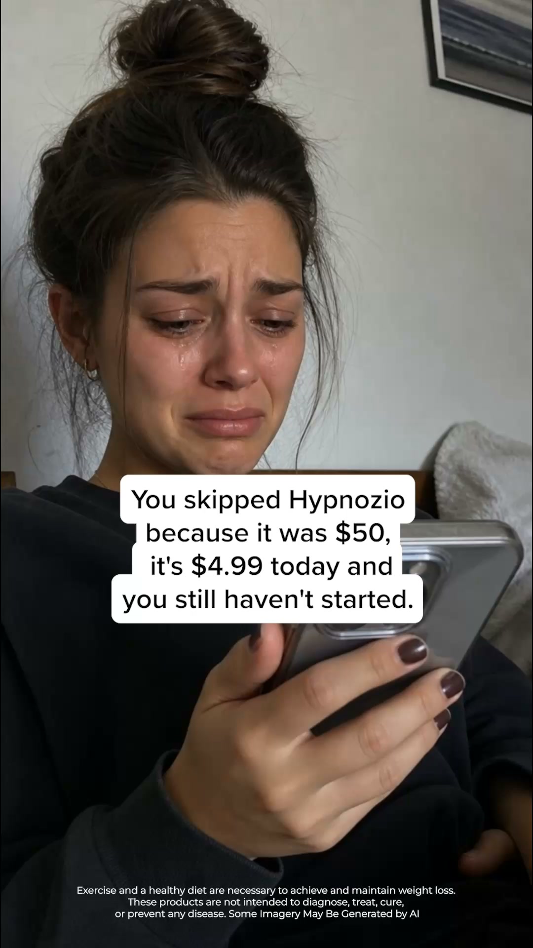 Hypnozio: power of hypnotherapy Facebook ad: Break Free from Alcohol Addiction