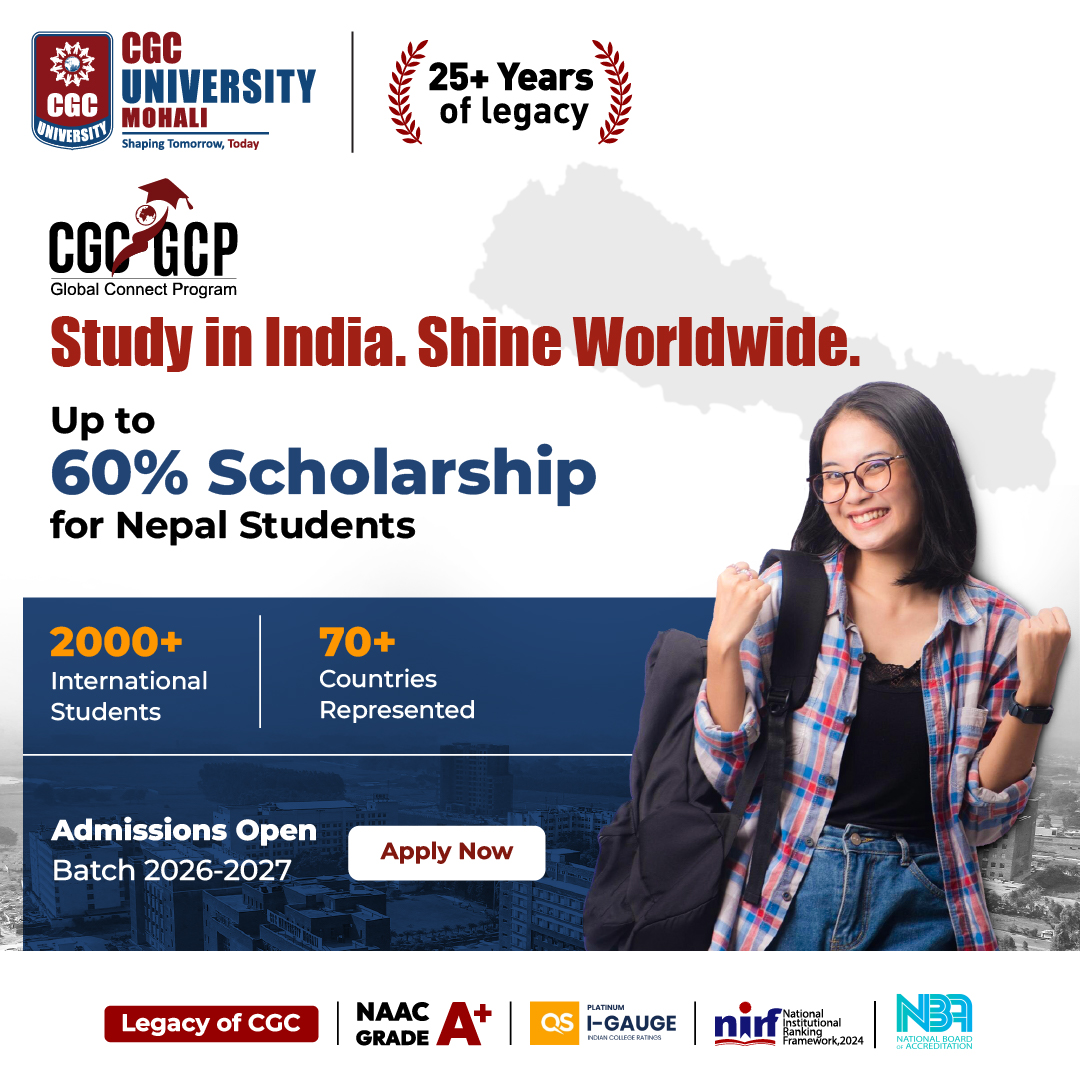 CGC University, Mohali Facebook ad