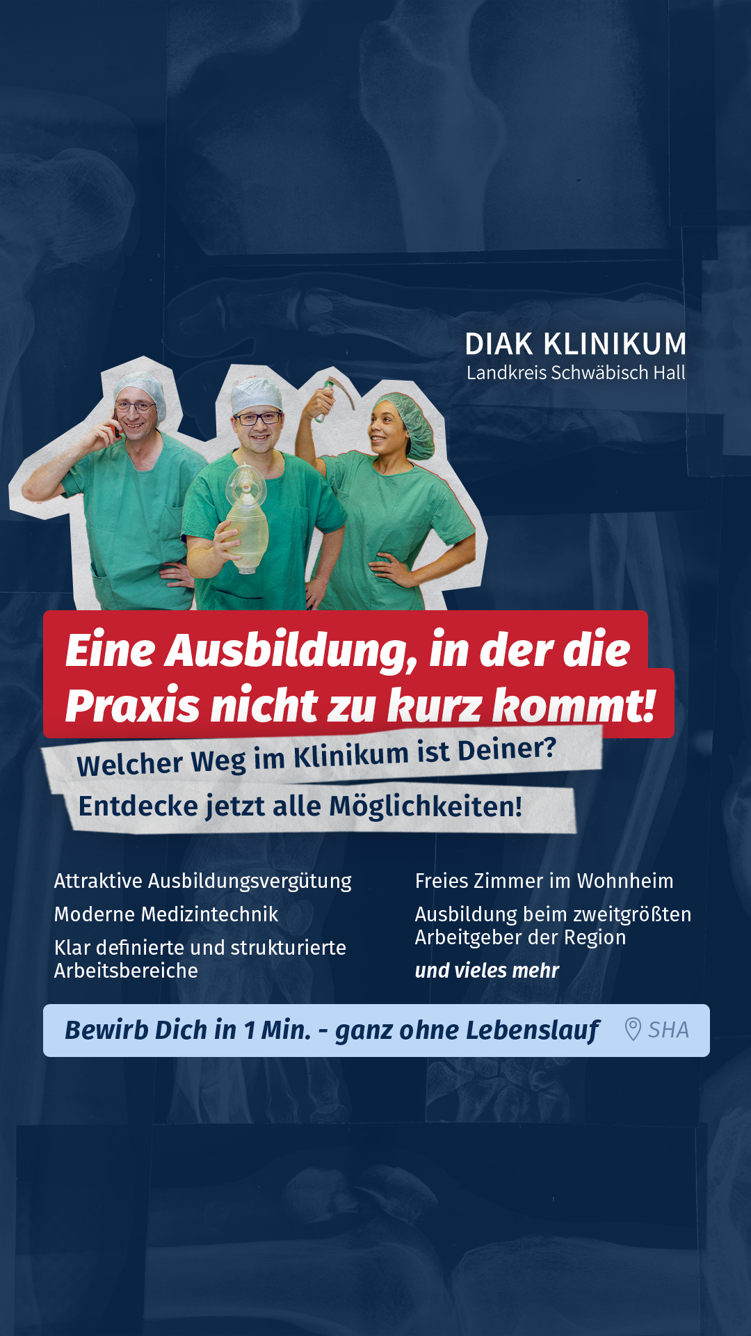 Diak Klinikum Facebook ad from Nov 20, 2025