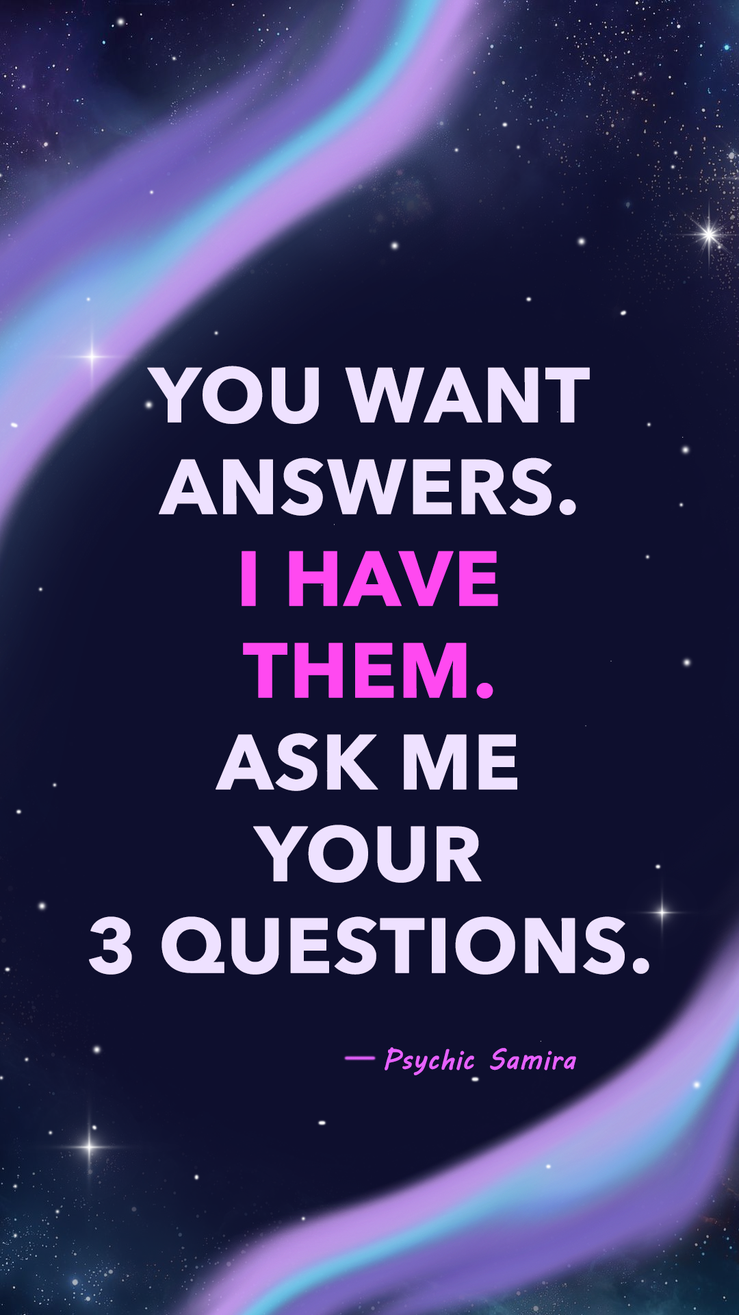 Psychic Samira Facebook ad