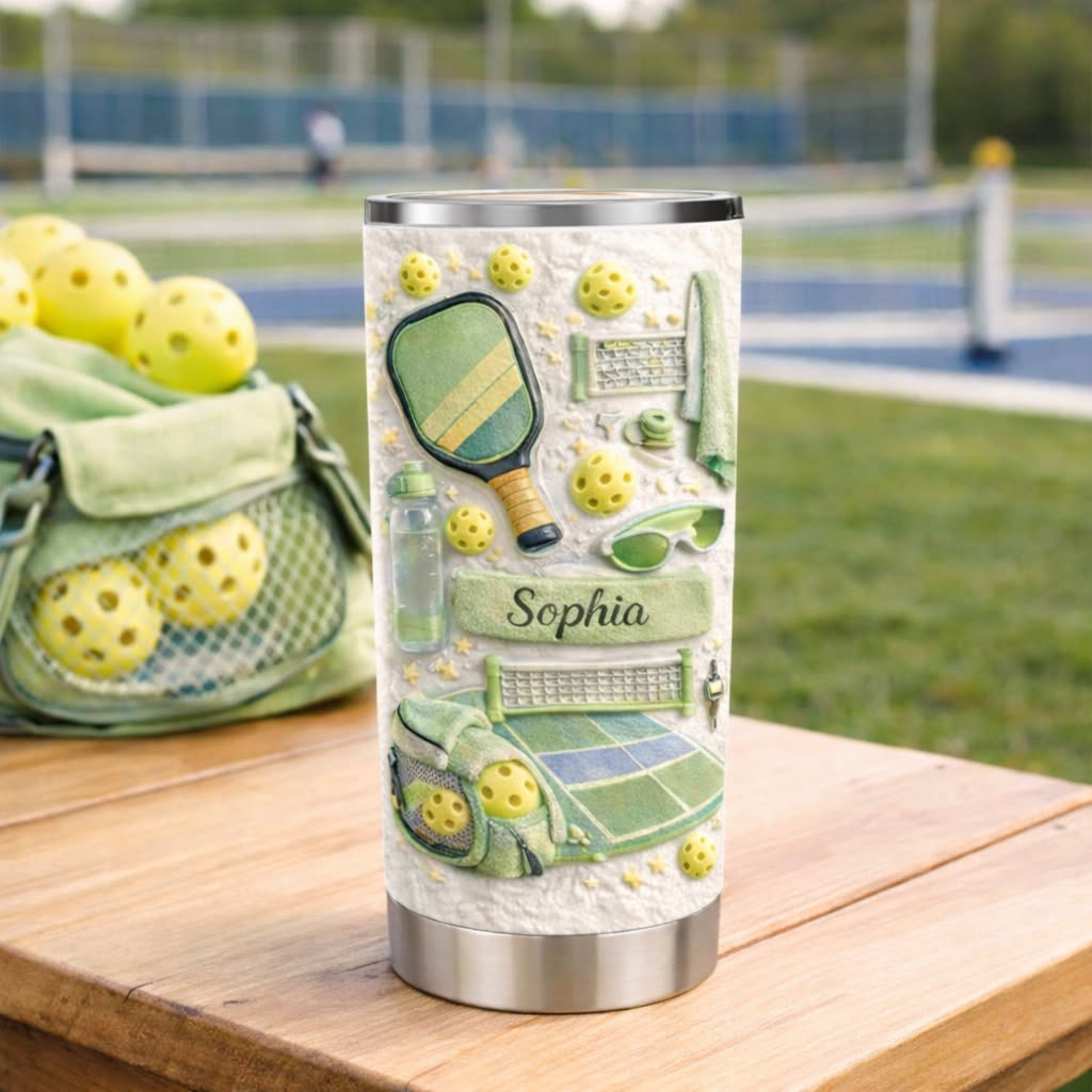 Game Day Spirit Facebook ad: Pickleball Lover - Personalized Tumbler Cup