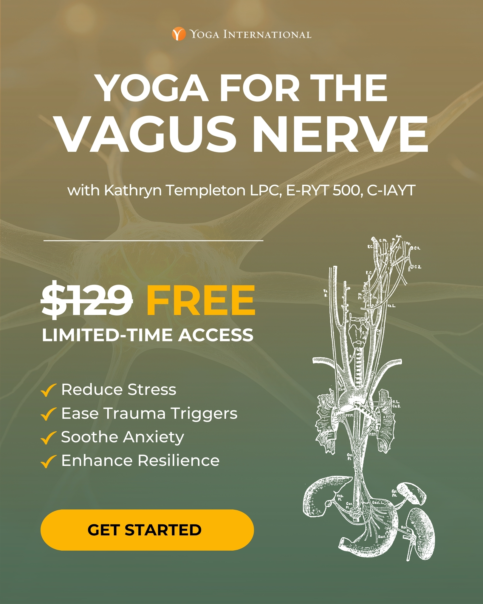 Yoga International Facebook ad