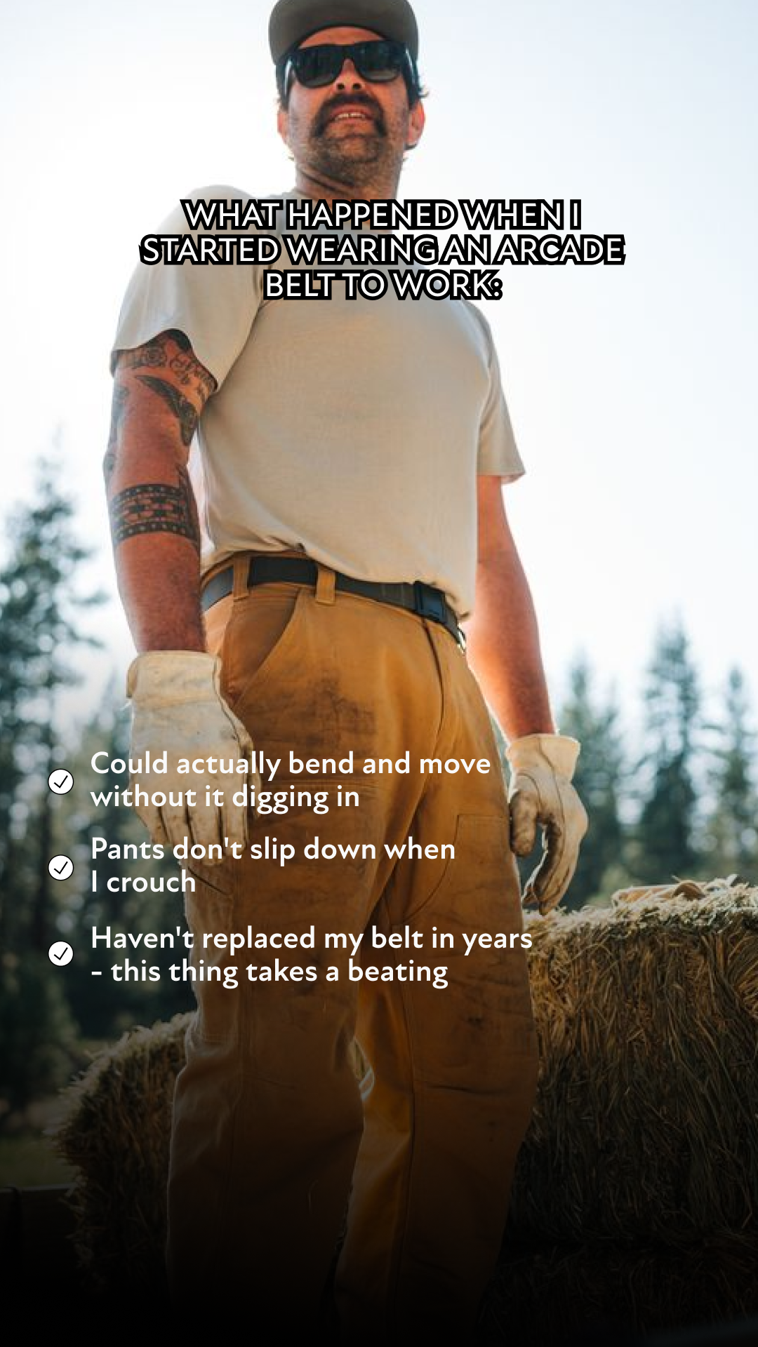 Arcade Belts Facebook ad