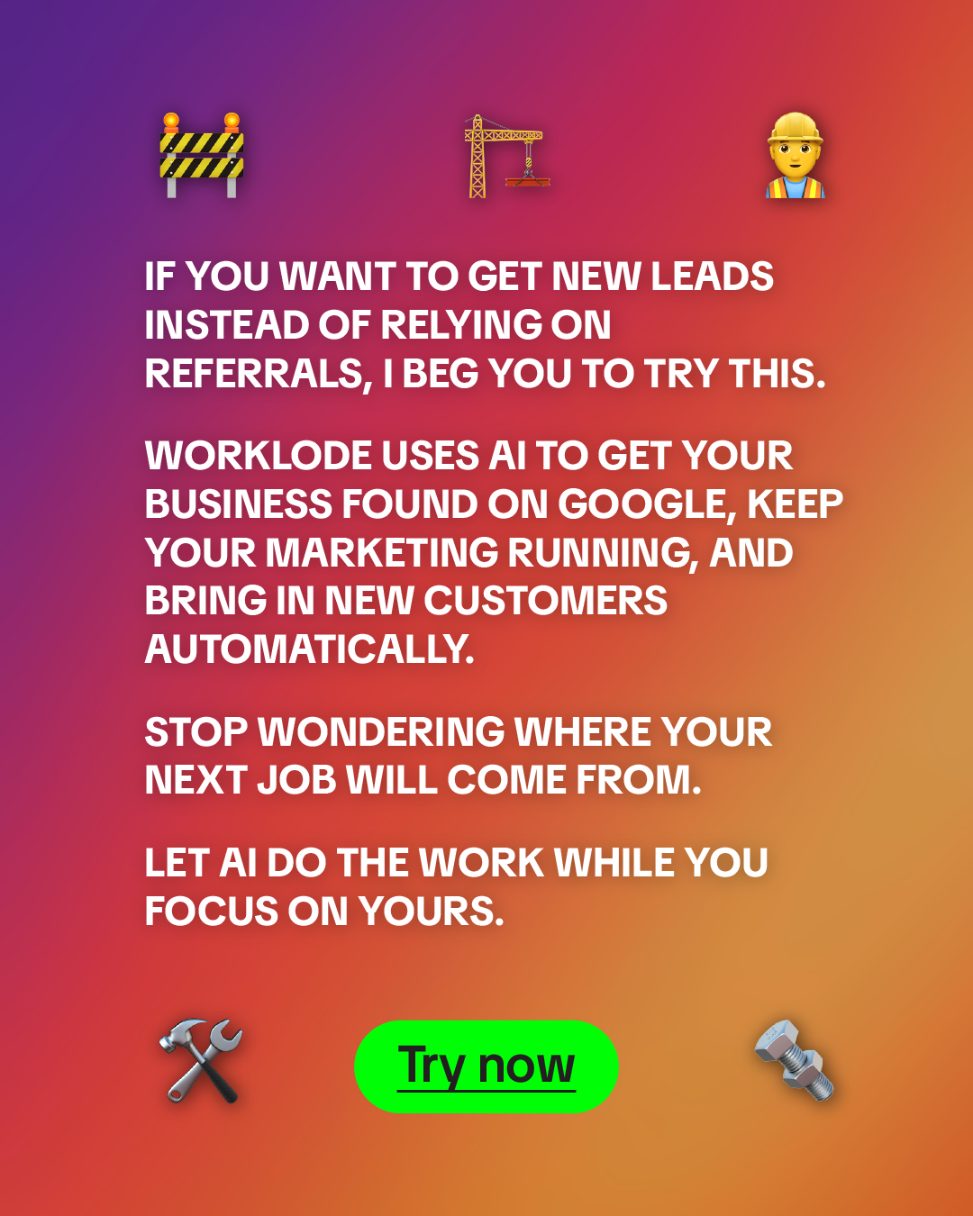 Worklode Facebook ad