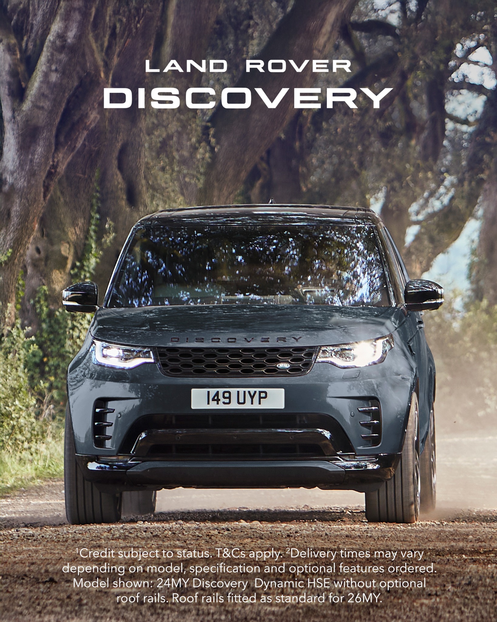 Land Rover Discovery Facebook ad from Jan 5, 2026