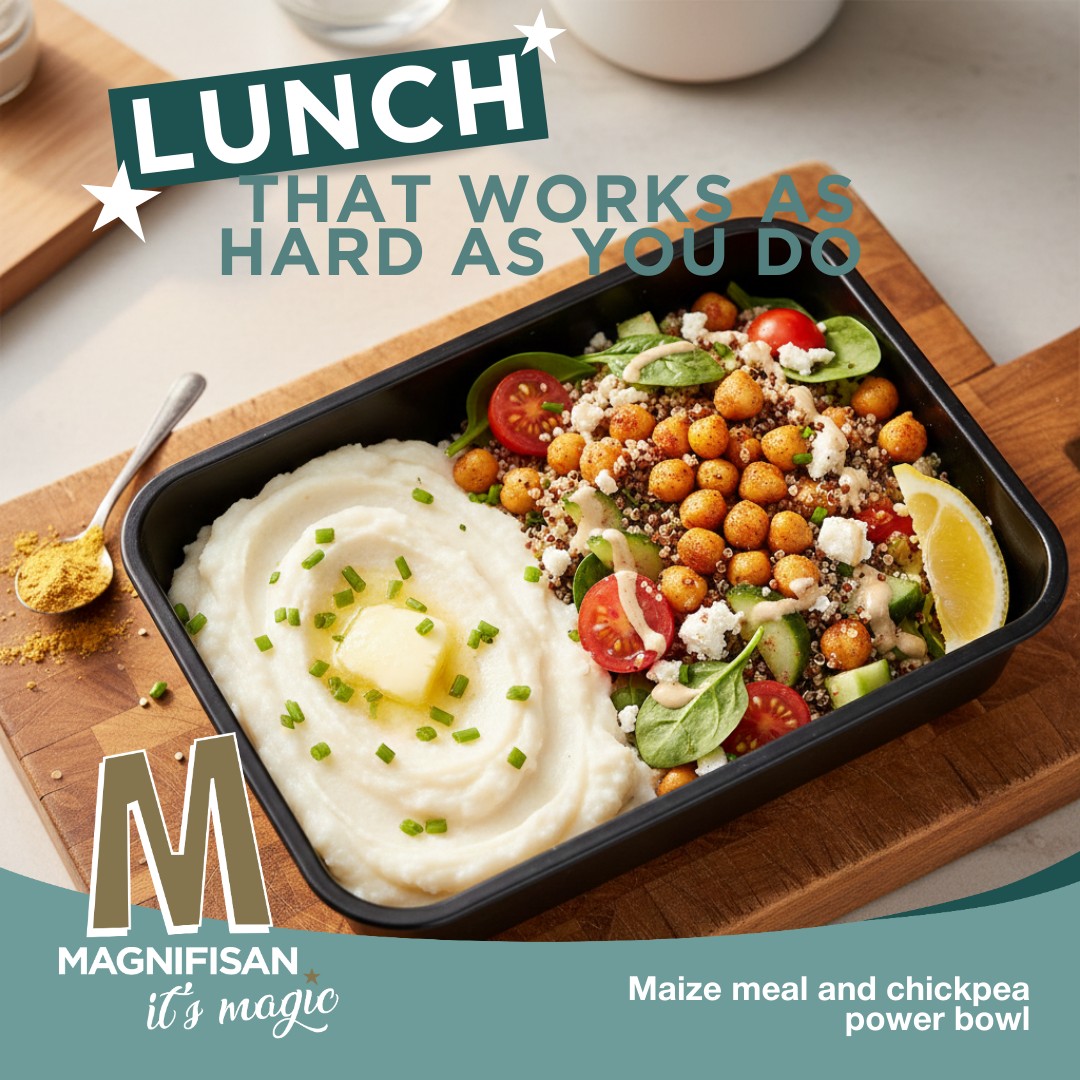 Magnifisan Maize Meal Facebook ad: Long days deserve comforting meals that truly satisfy.
