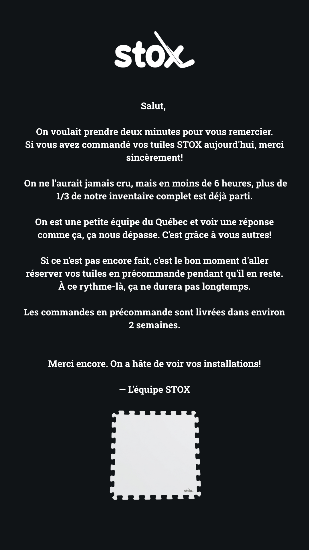 Stoxhockey Facebook ad