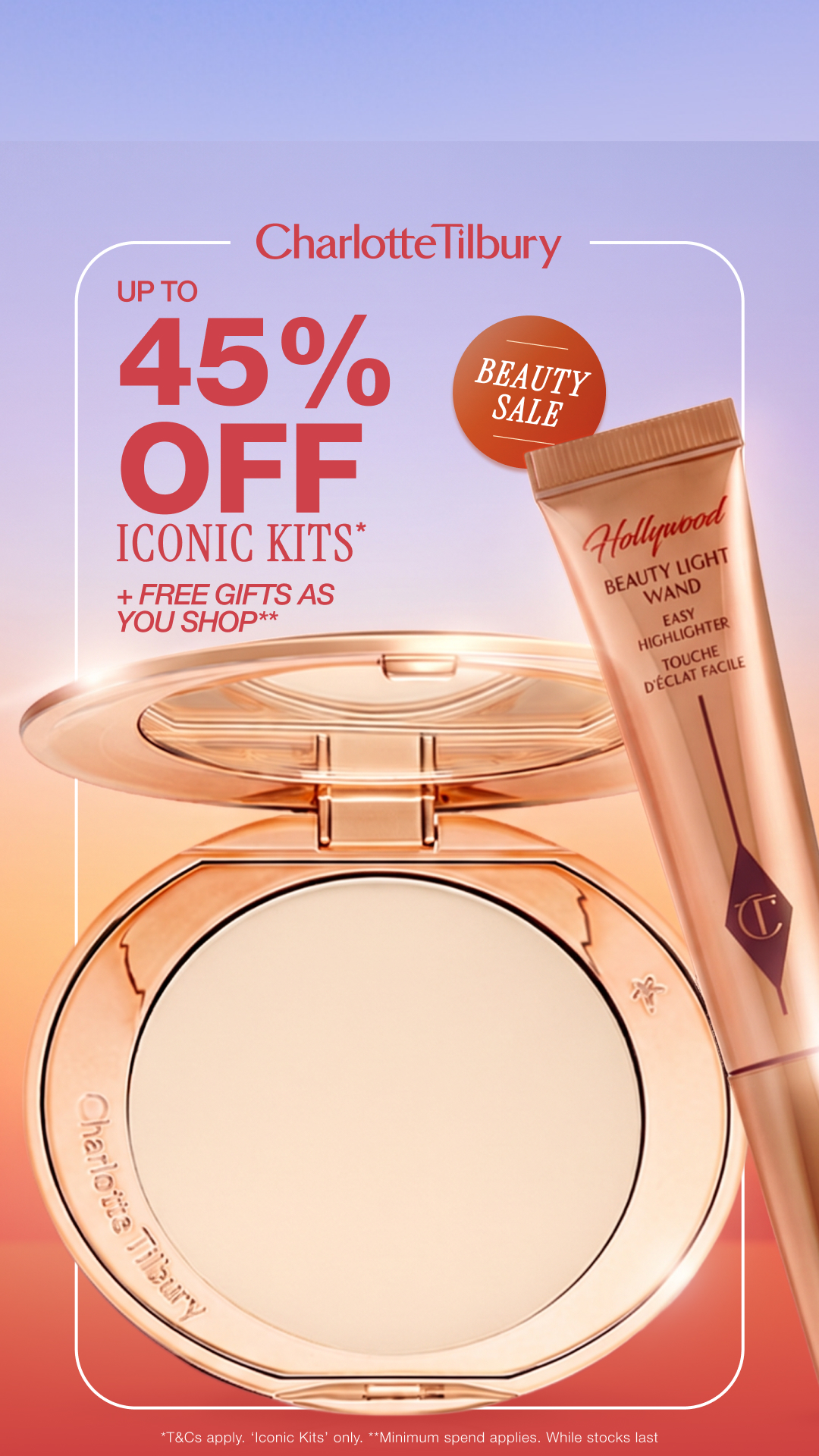 Charlotte Tilbury Facebook ad