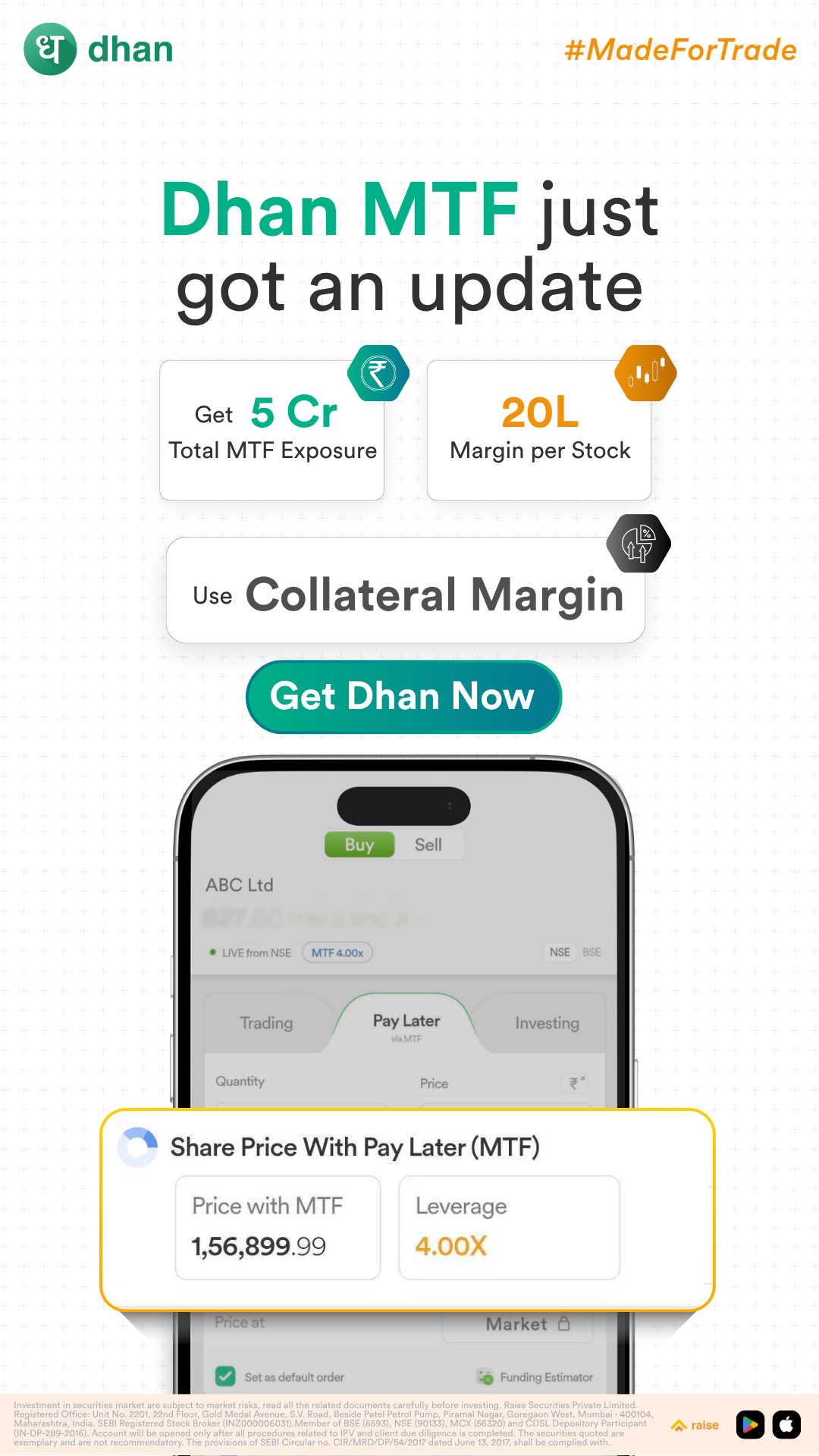 Dhan Facebook ad
