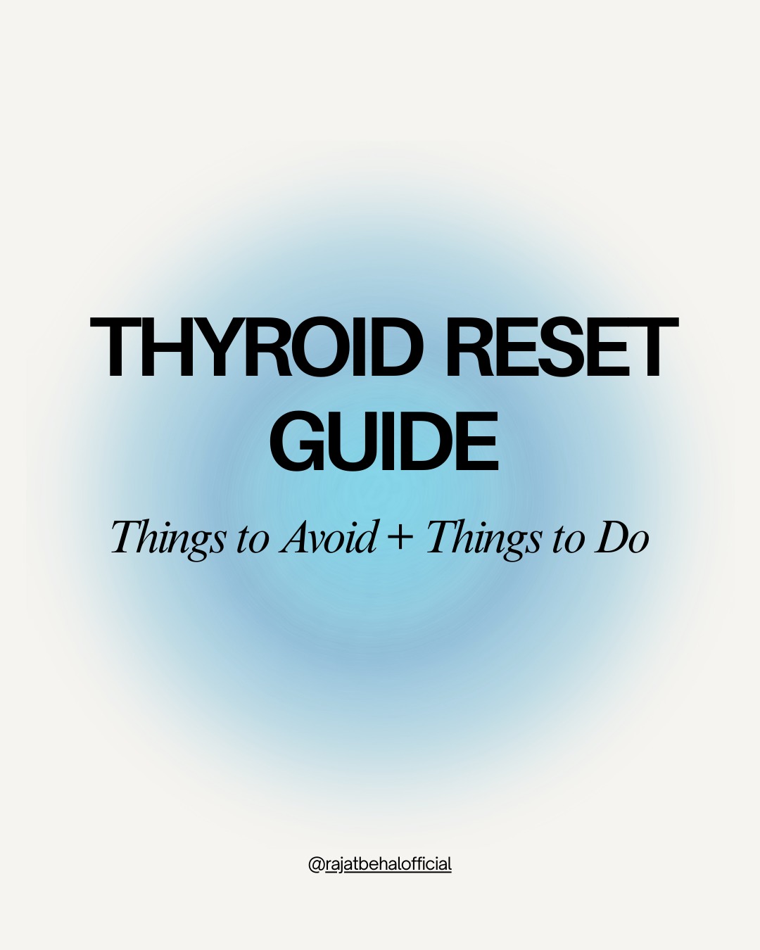 RajatBahl Facebook ad: Thyroid issues are no longer just a 30+…