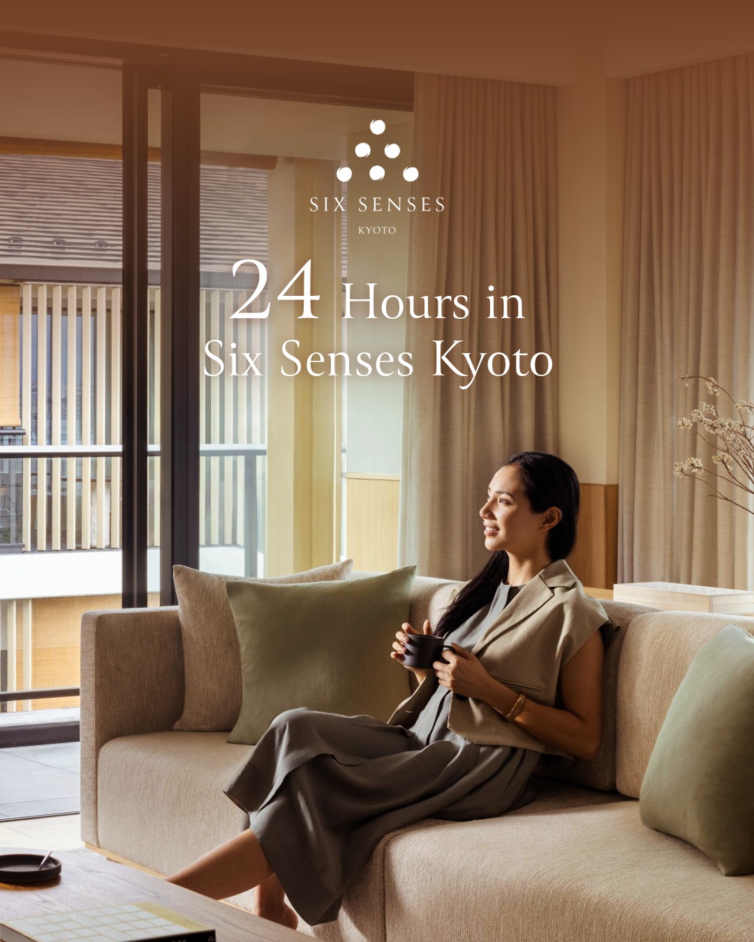 Six Senses Kyoto Facebook ad: Embark on a journey into the tranquil heart…