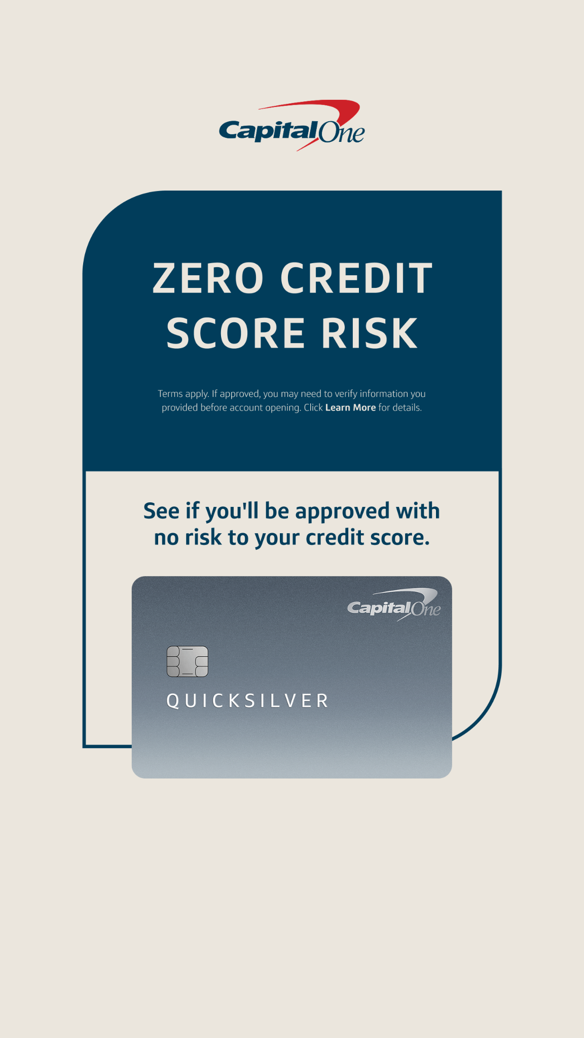 Capital One Facebook ad