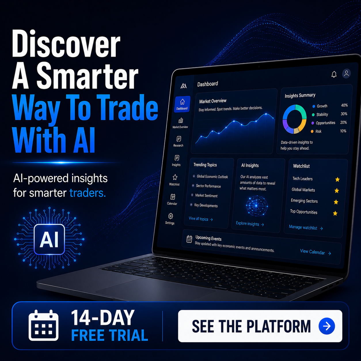 Octrill Facebook ad: 14-Day Trial Available.
