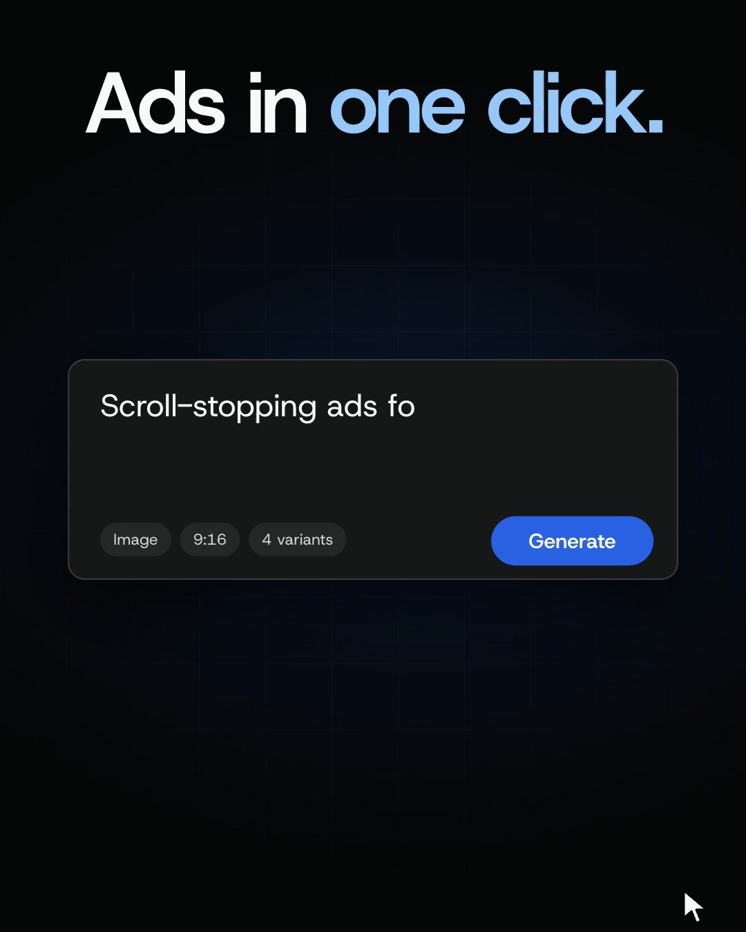 Larven AI Facebook ad: Create ads instantly